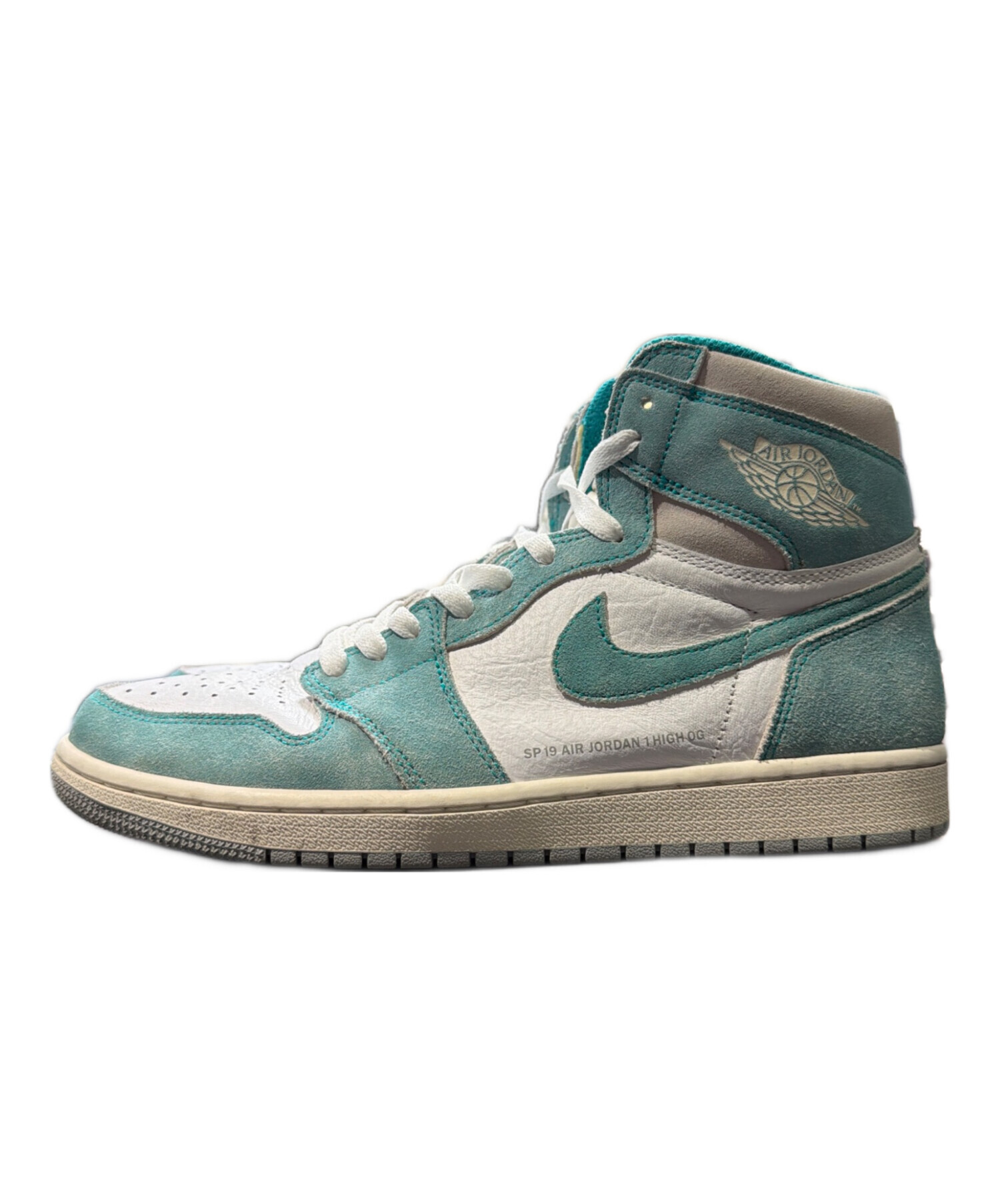 中古・古着通販】NIKE (ナイキ) RETRO HIGH TURBO GREEN ホワイト 