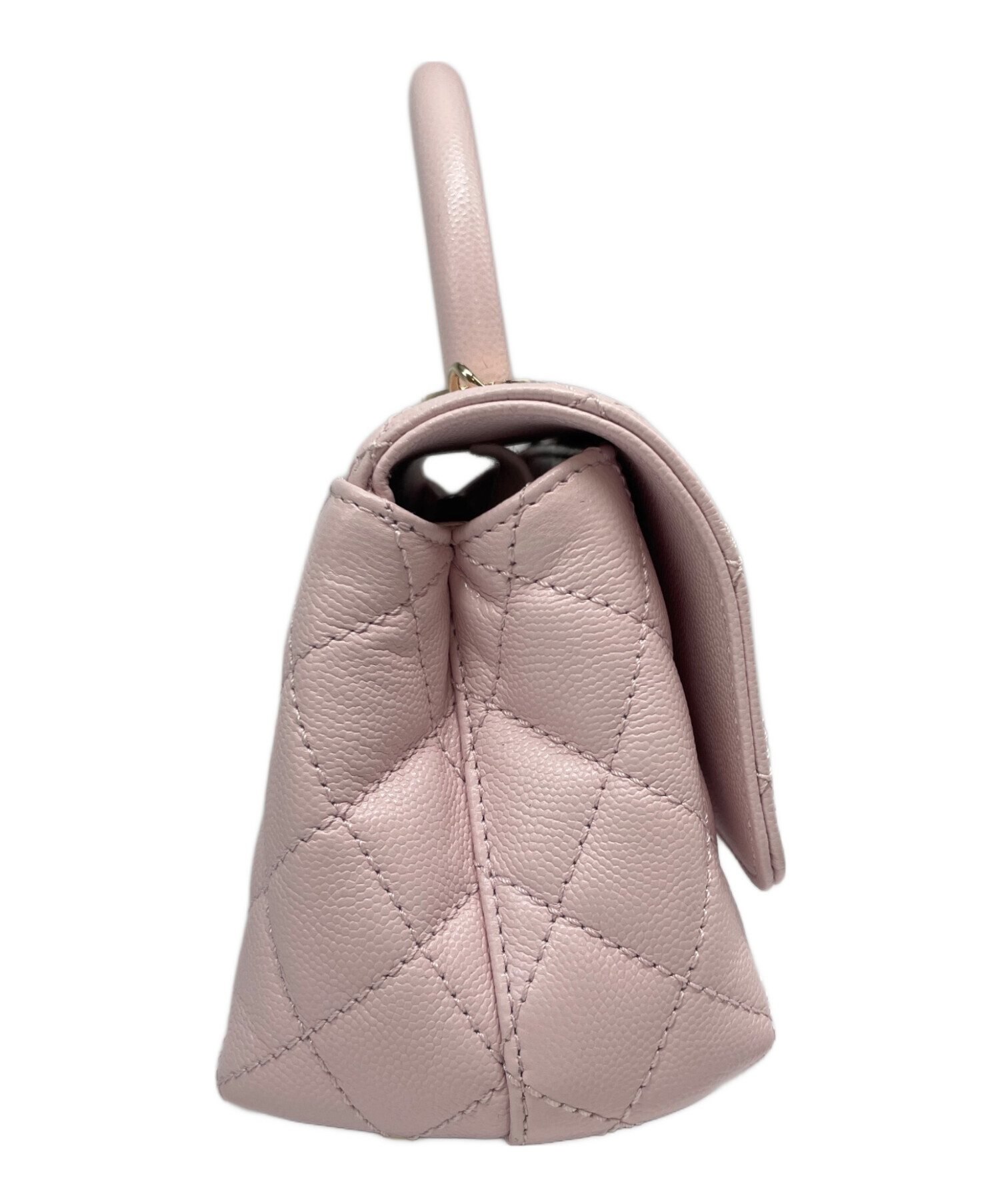 中古・古着通販】CHANEL (シャネル) ココハンドル 19XXS ピンク サイズ