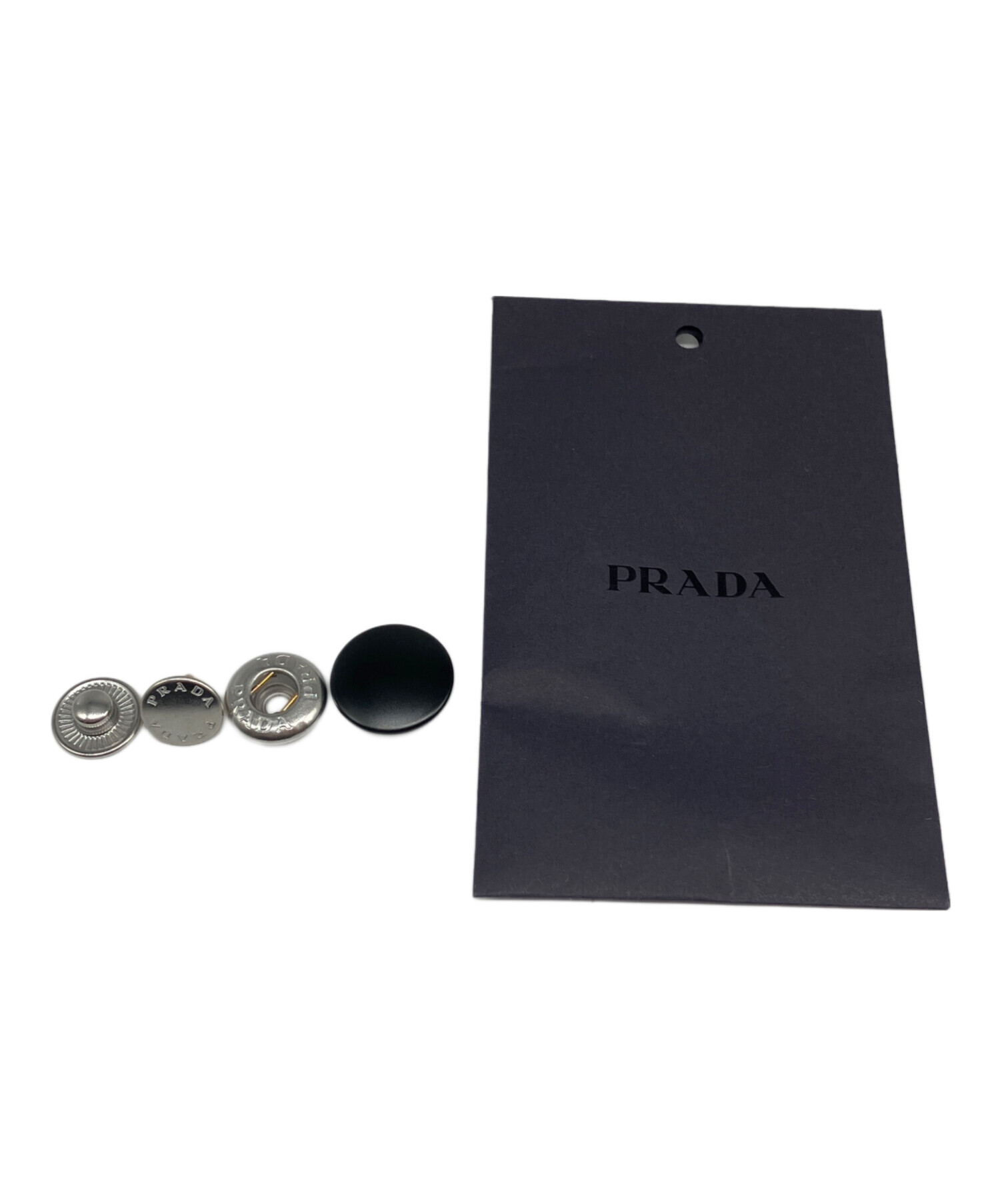 中古・古着通販】PRADA (プラダ) Re-Nylon シャツ ブラック サイズ:XS