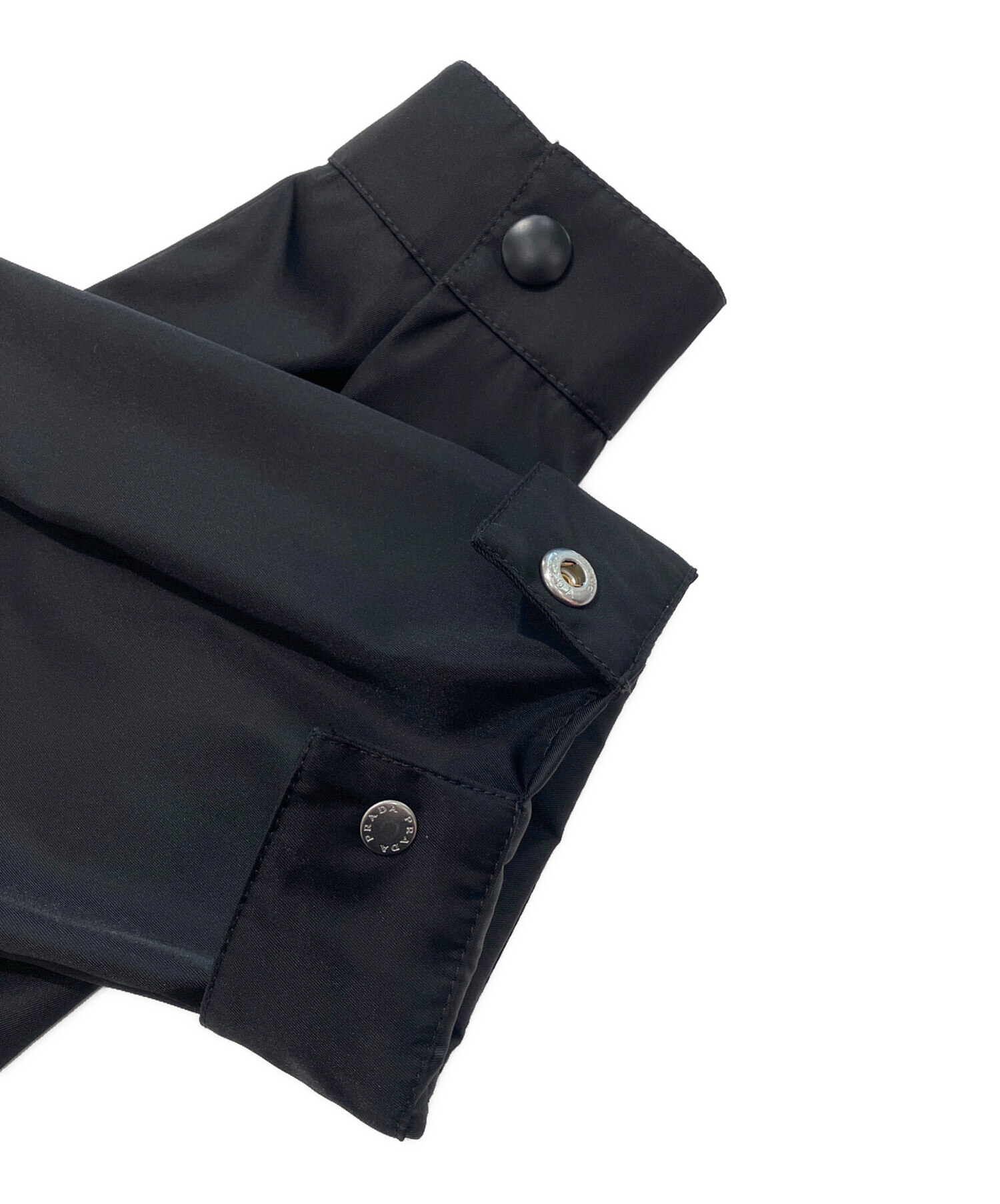 中古・古着通販】PRADA (プラダ) Re-Nylon シャツ ブラック サイズ:XS