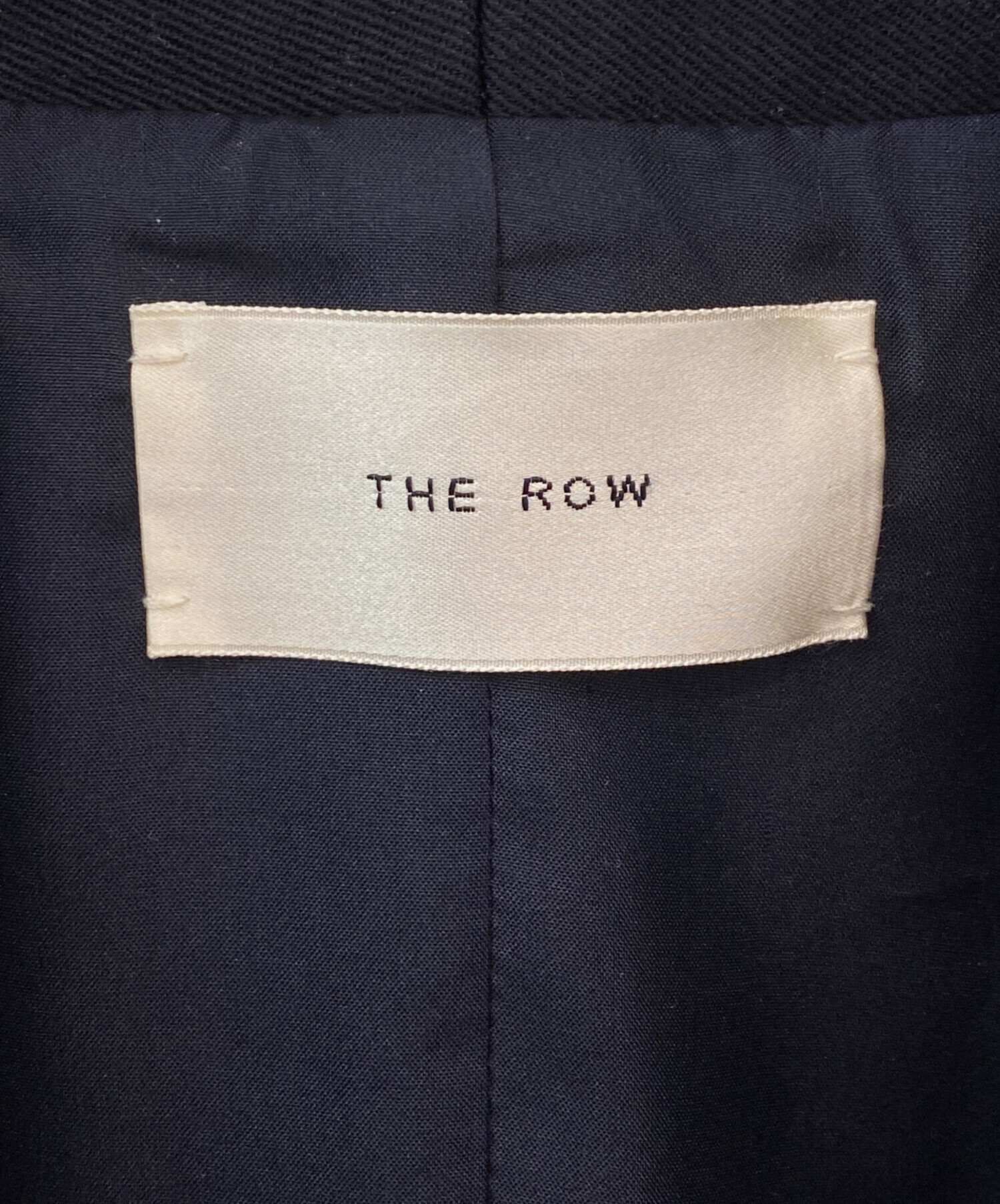 中古・古着通販】THE ROW (ザ ロウ) ノーカラージャケット ネイビー