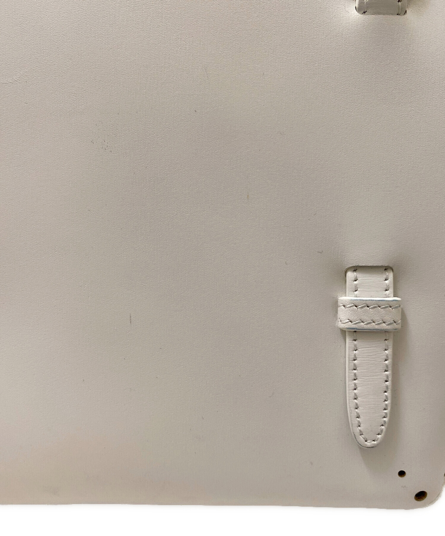 中古・古着通販】ALAIA (アライア) パンチングハンドバッグ ホワイト 