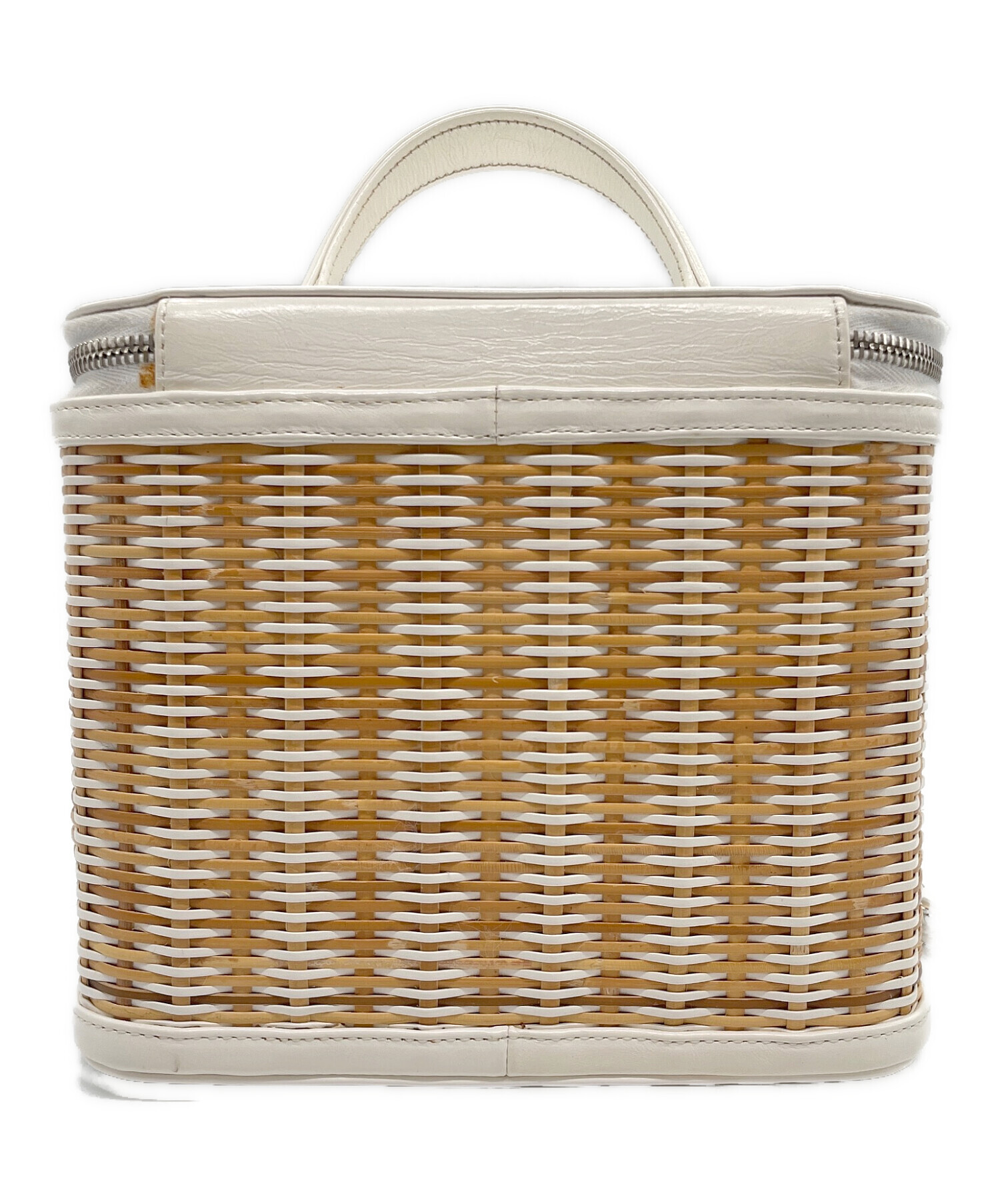 CHANEL かごバッグ バニティ ホワイト 中古・古着通販CHANEL (シャネル 