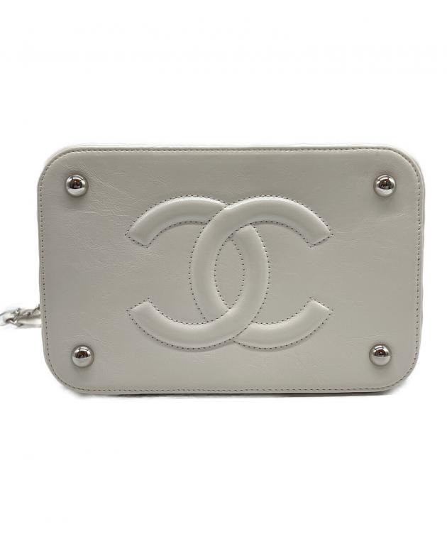 中古・古着通販】CHANEL (シャネル) バニティ バッグ ラタンショルダー