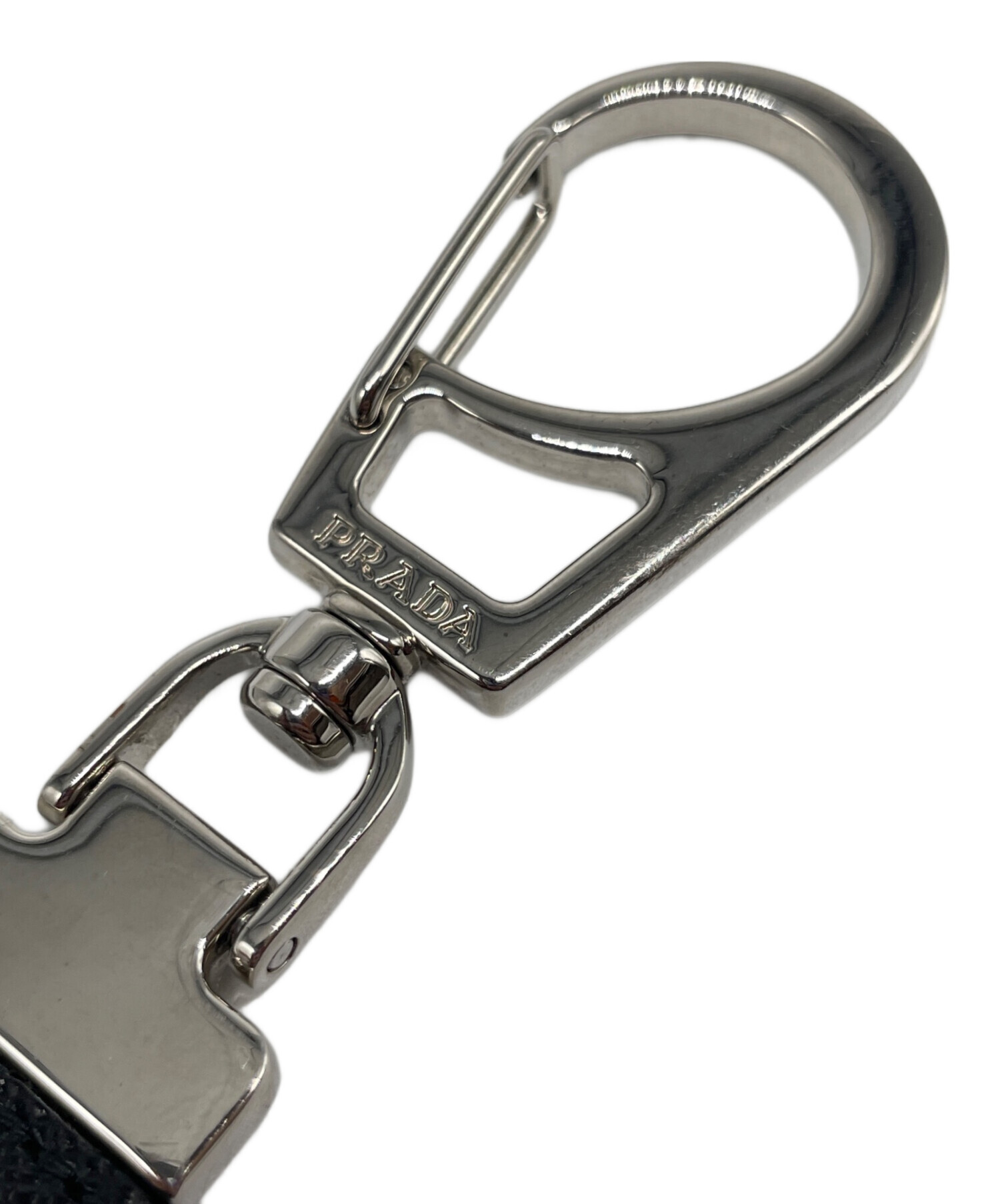 中古・古着通販】PRADA (プラダ) キーホルダー ブラック｜ブランド