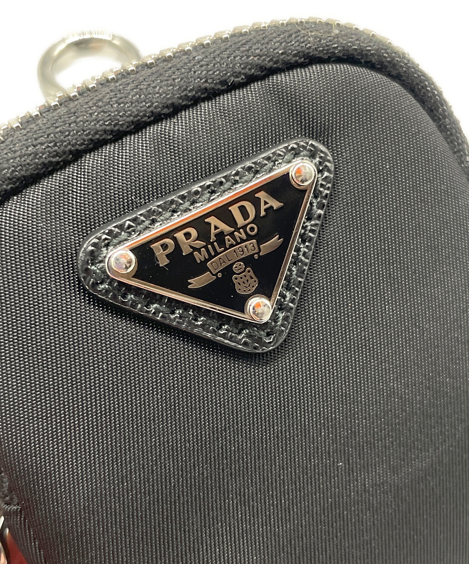 中古・古着通販】PRADA (プラダ) Re-Nylonミニポーチ ブラック