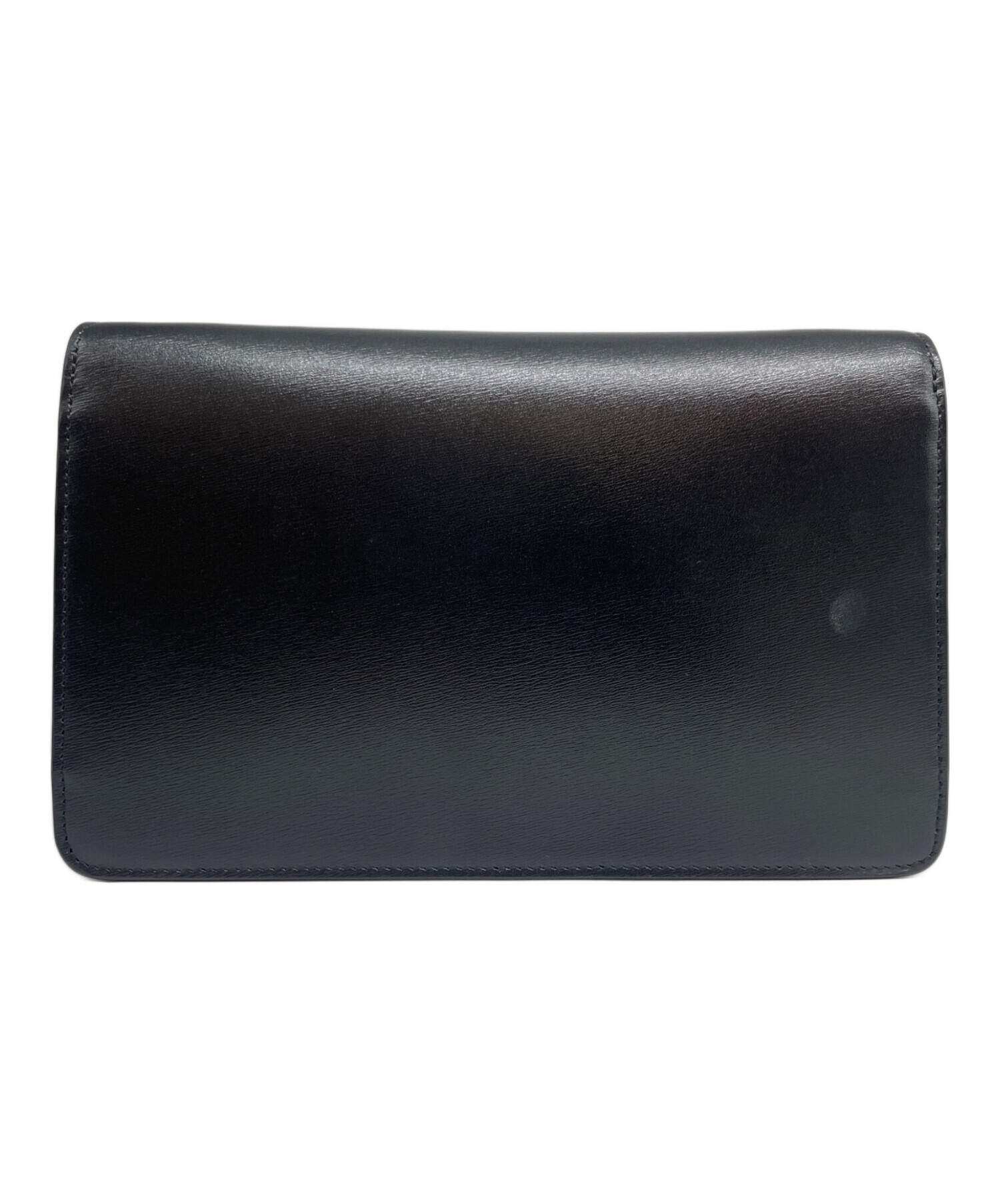 中古・古着通販】CELINE (セリーヌ) チェーンウォレット ブラック