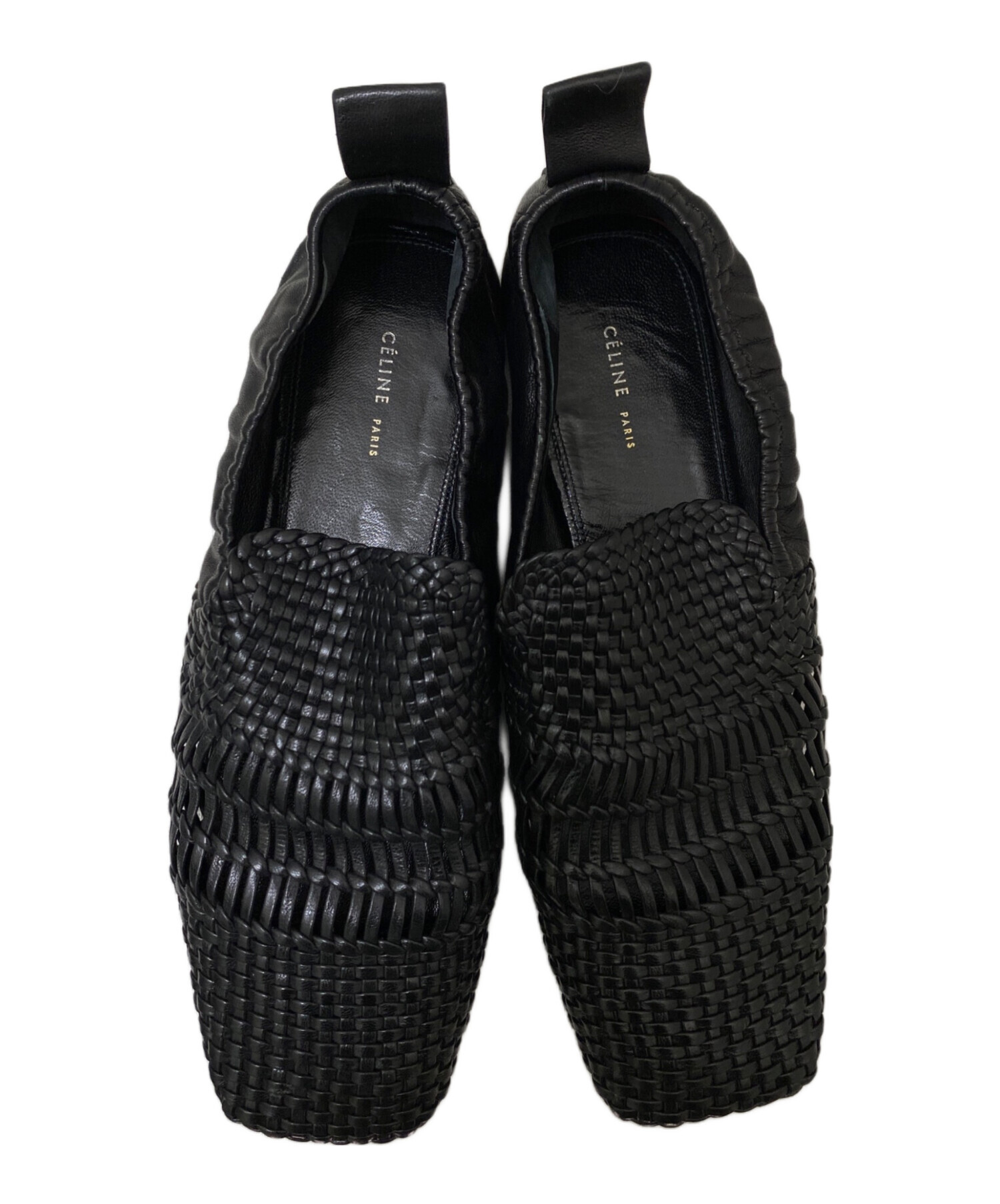 中古・古着通販】CELINE (セリーヌ) レザーメッシュフラットシューズ