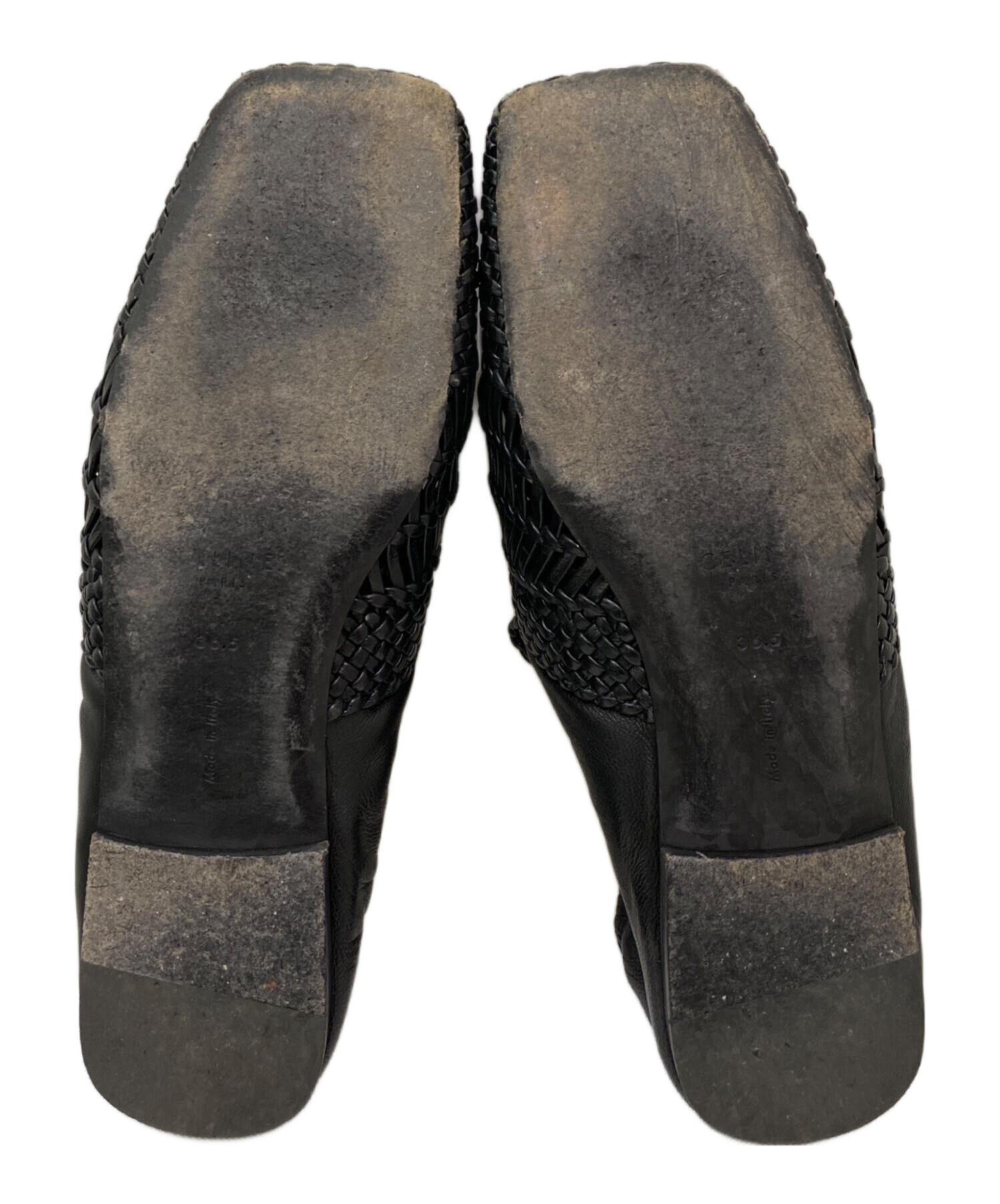 中古・古着通販】CELINE (セリーヌ) レザーメッシュフラットシューズ