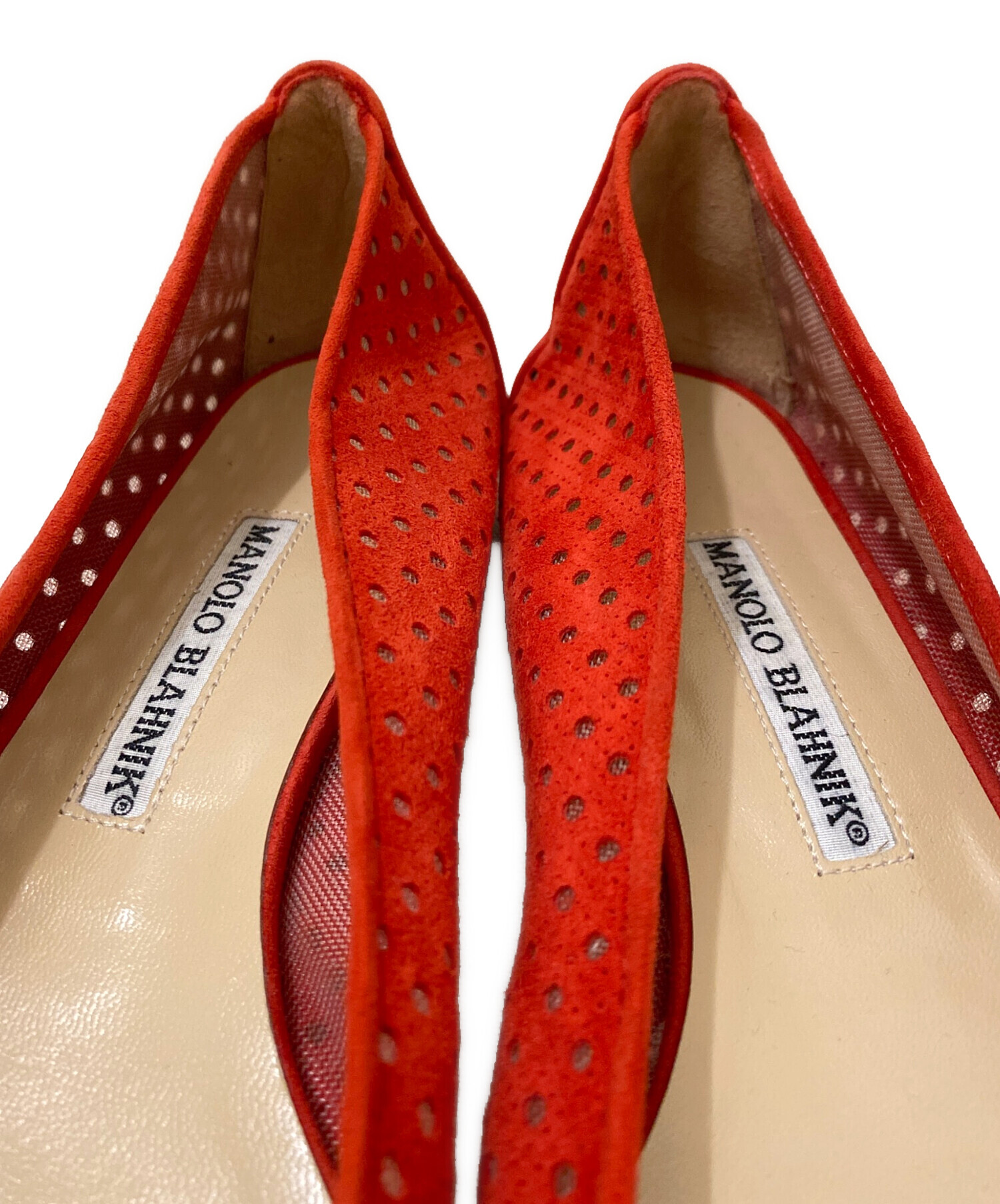 中古・古着通販】Manolo Blahnik (マノロブラニク) パンチング 中古・古着通販】Manolo Blahnik (マノロブラニク) パンチング