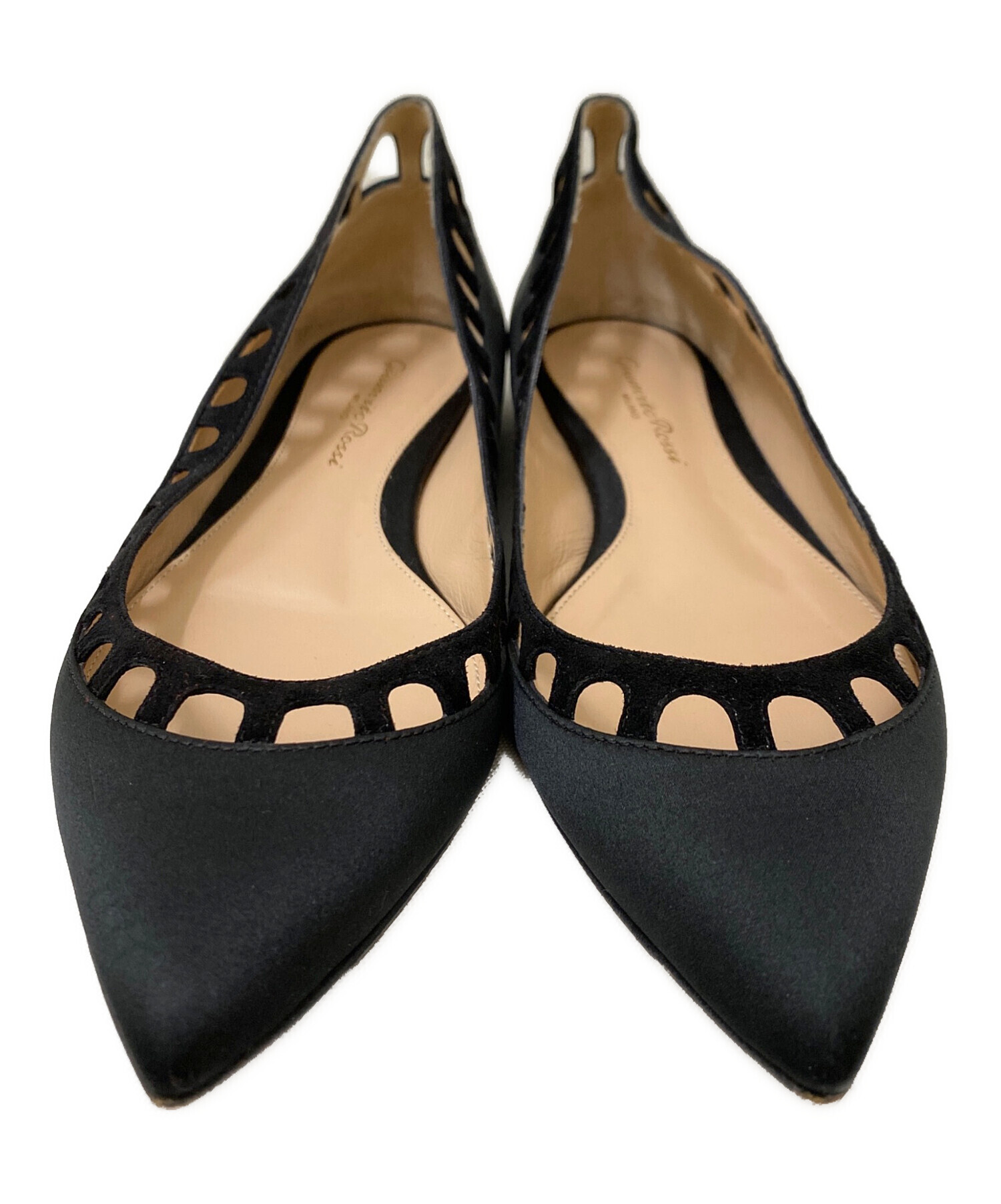 Gianvito Rossi ブラックパンプス 36 Gianvito Rossi ブラックパンプス