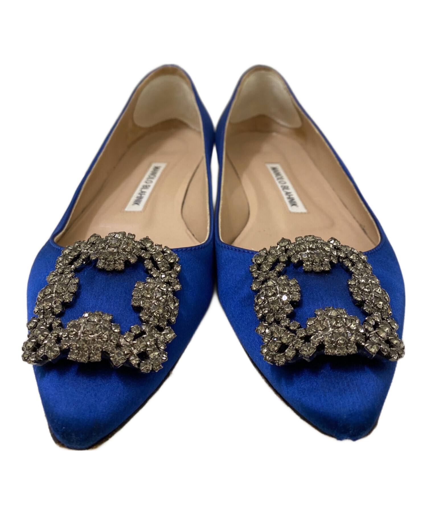 中古・古着通販】Manolo Blahnik (マノロブラニク) ビジューパンプス 