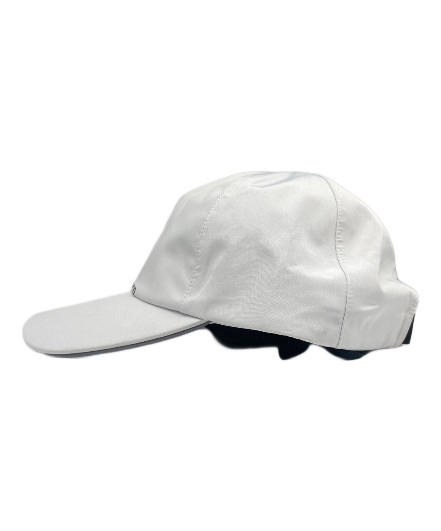 モンクレール　ベースボール　キャップ　ホワイト 中古・古着通販】MONCLER (モンクレール) ベースボールキャップ