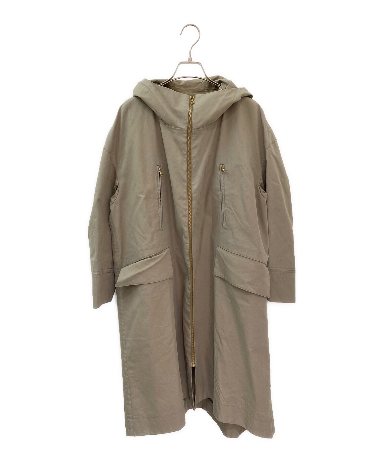 中古・古着通販】DRAWER (ドゥロワー) ジップアップフーデッドコート