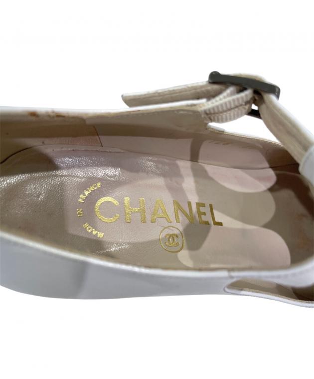 中古・古着通販】CHANEL (シャネル) バイカラーパンプス ブラック