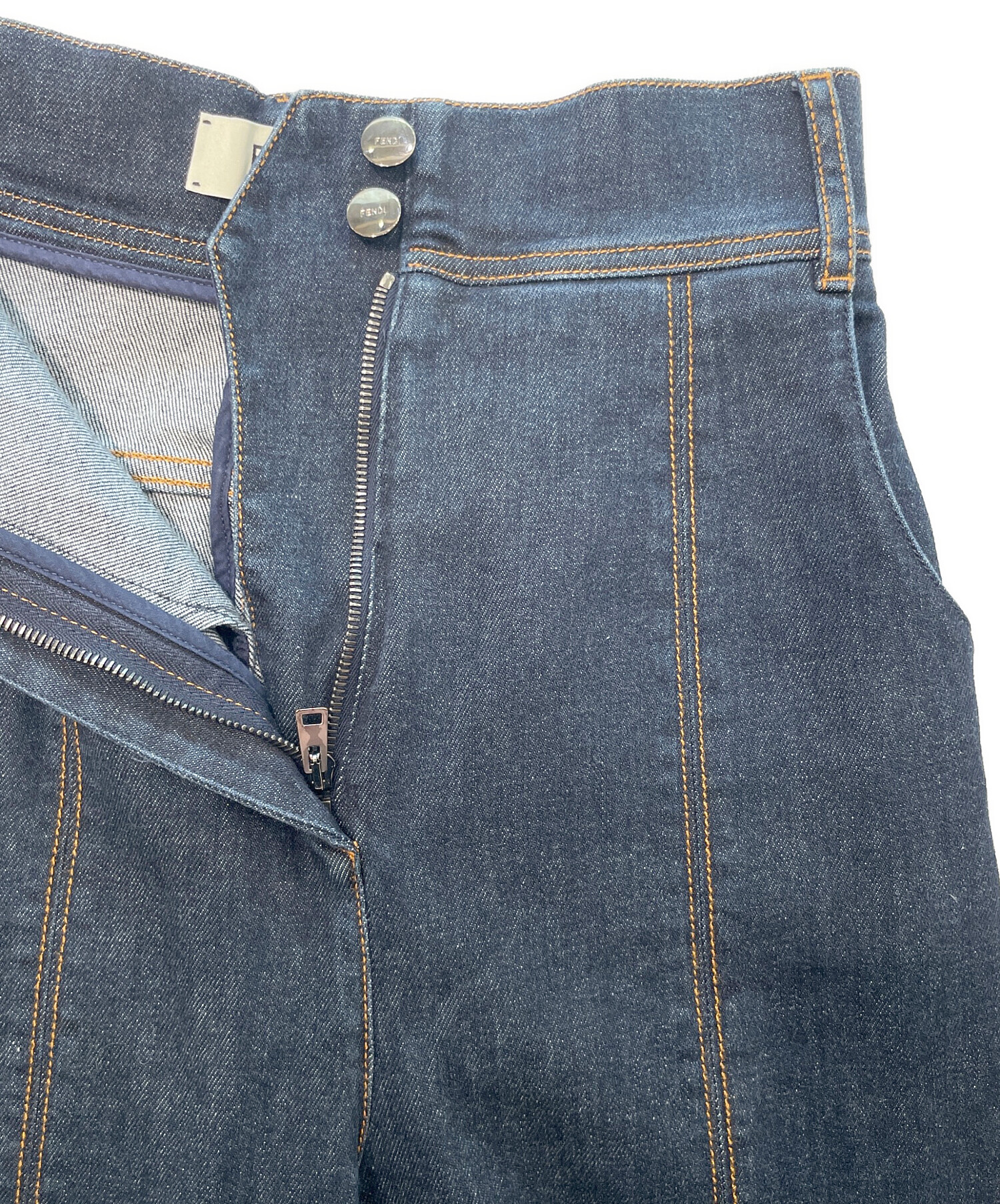 中古・古着通販】FENDI (フェンディ) デニムパンツ インディゴ サイズ