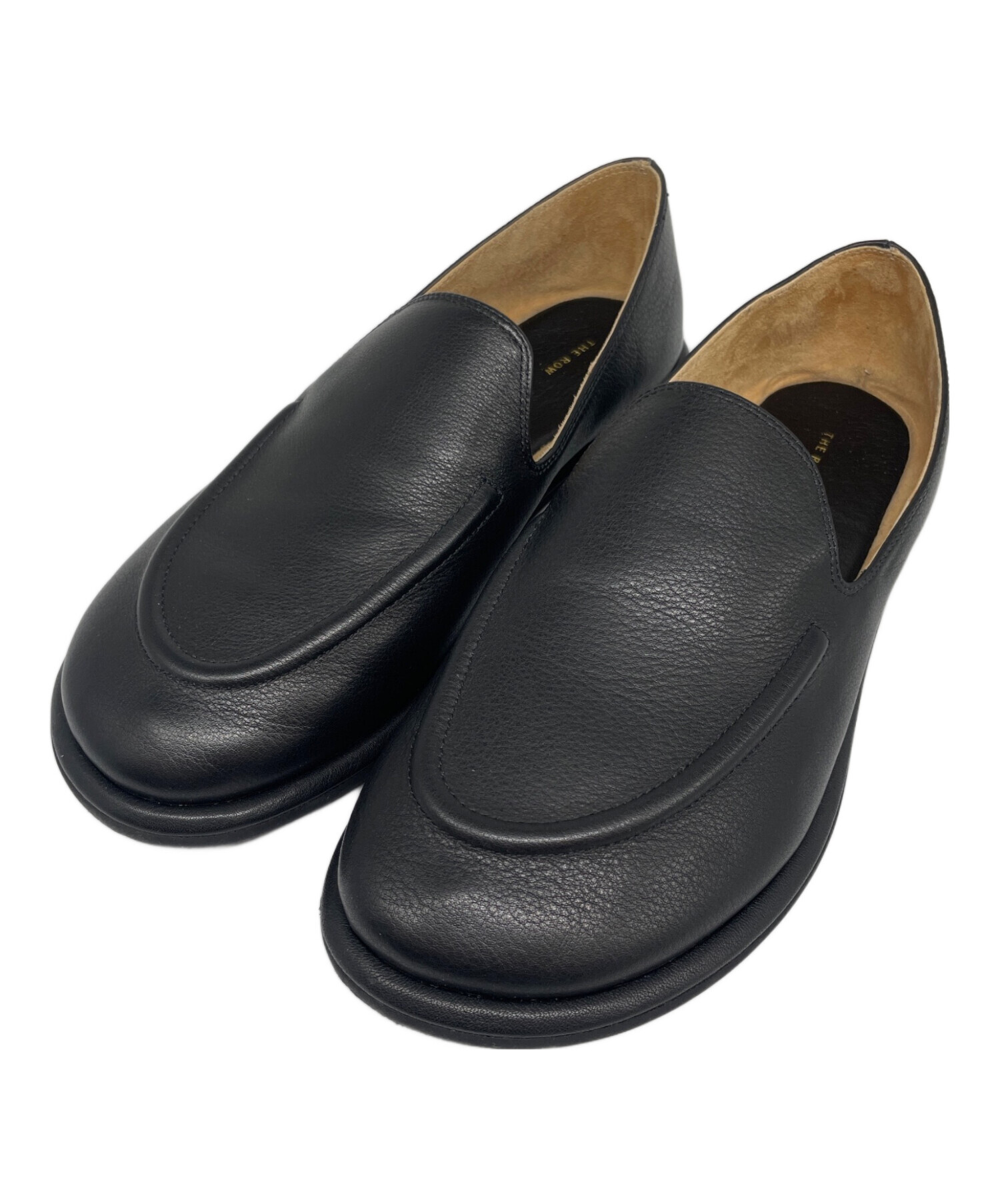 中古・古着通販】THE ROW (ザ ロウ) CANAL LOAFER ブラック サイズ:37