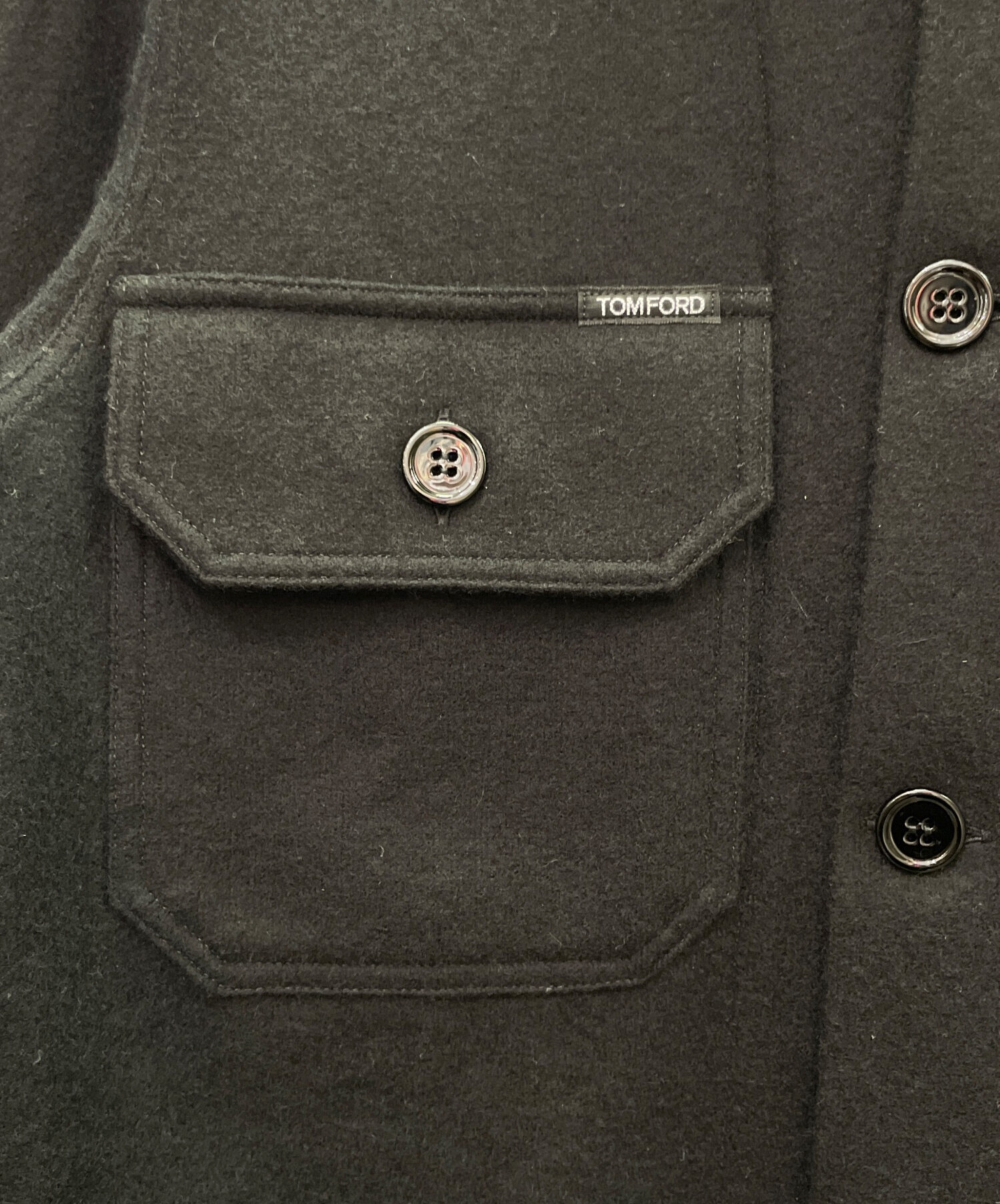 中古・古着通販】TOM FORD (トムフォード) カシミヤCPOウールシャツ 