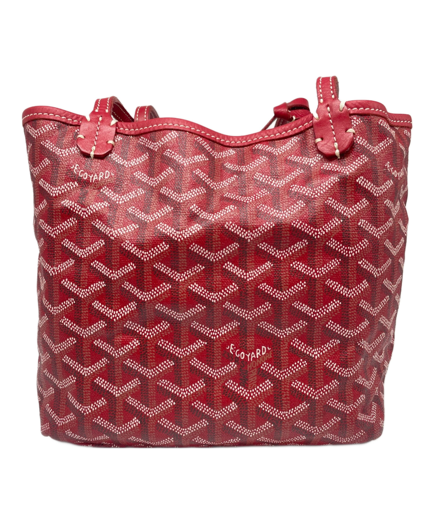 中古・古着通販】GOYARD (ゴヤール) サンルイ ジュニア レッド サイズ