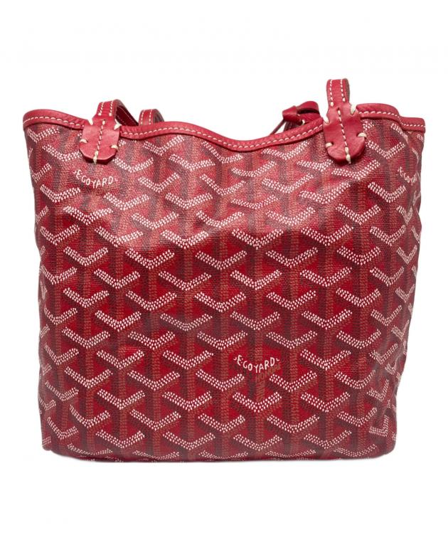 中古・古着通販】GOYARD (ゴヤール) サンルイ ジュニア レッド サイズ