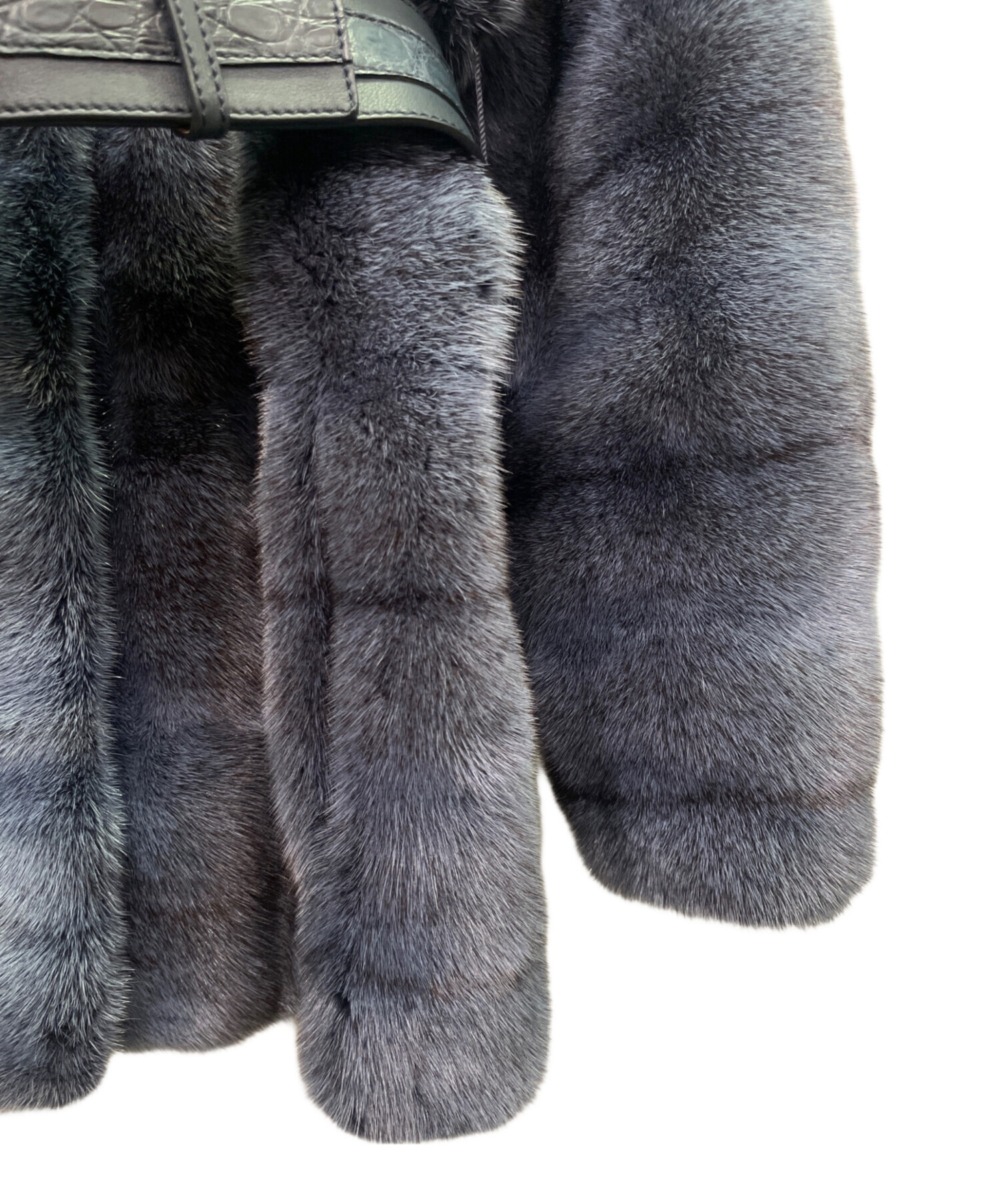 FENDIグレー ミンクファーブレスレット美品 中古・古着通販】FENDI (フェンディ) ミンクファーコート/ミンク