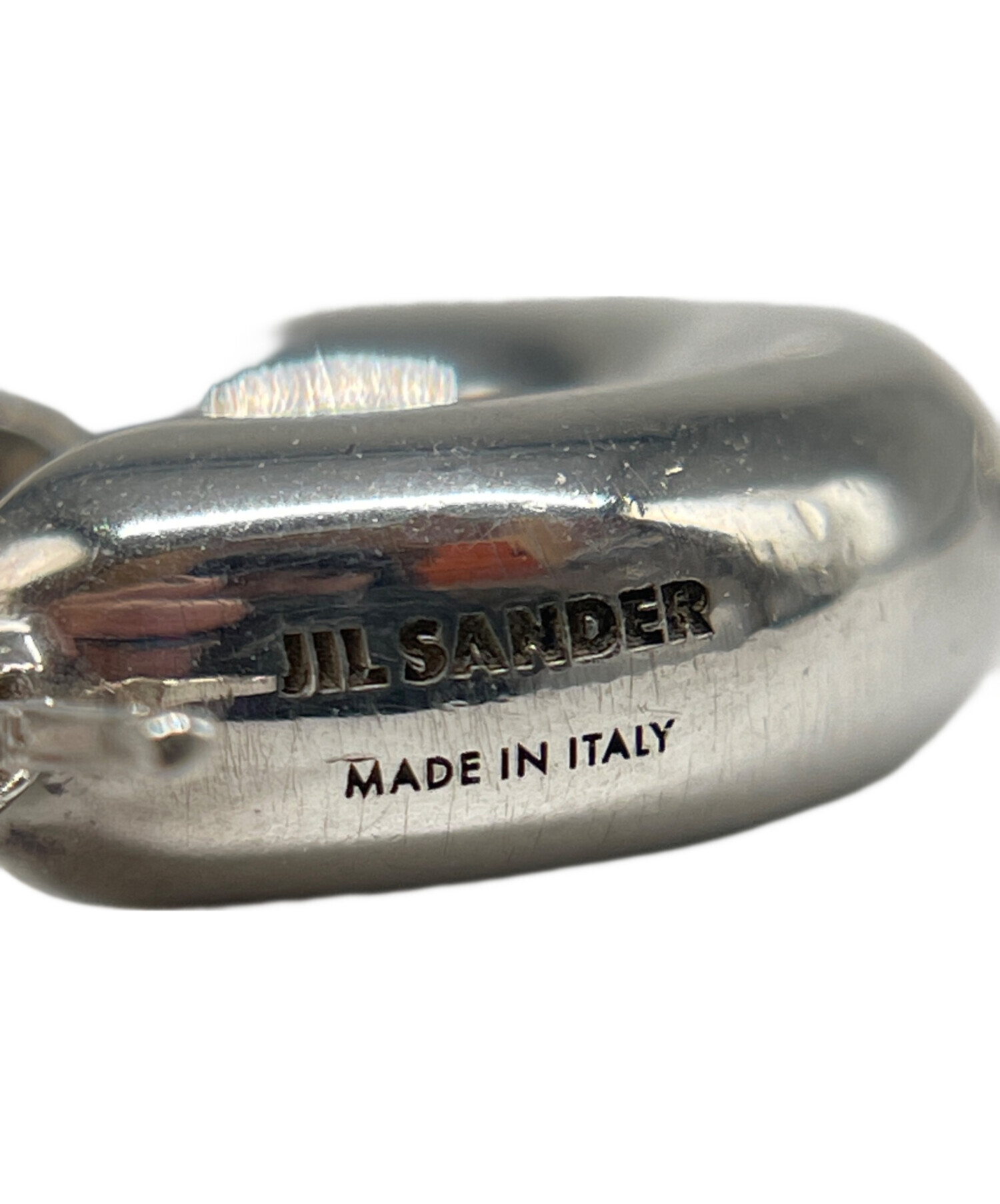 中古・古着通販】JIL SANDER (ジルサンダー) チャンキーフープピアス