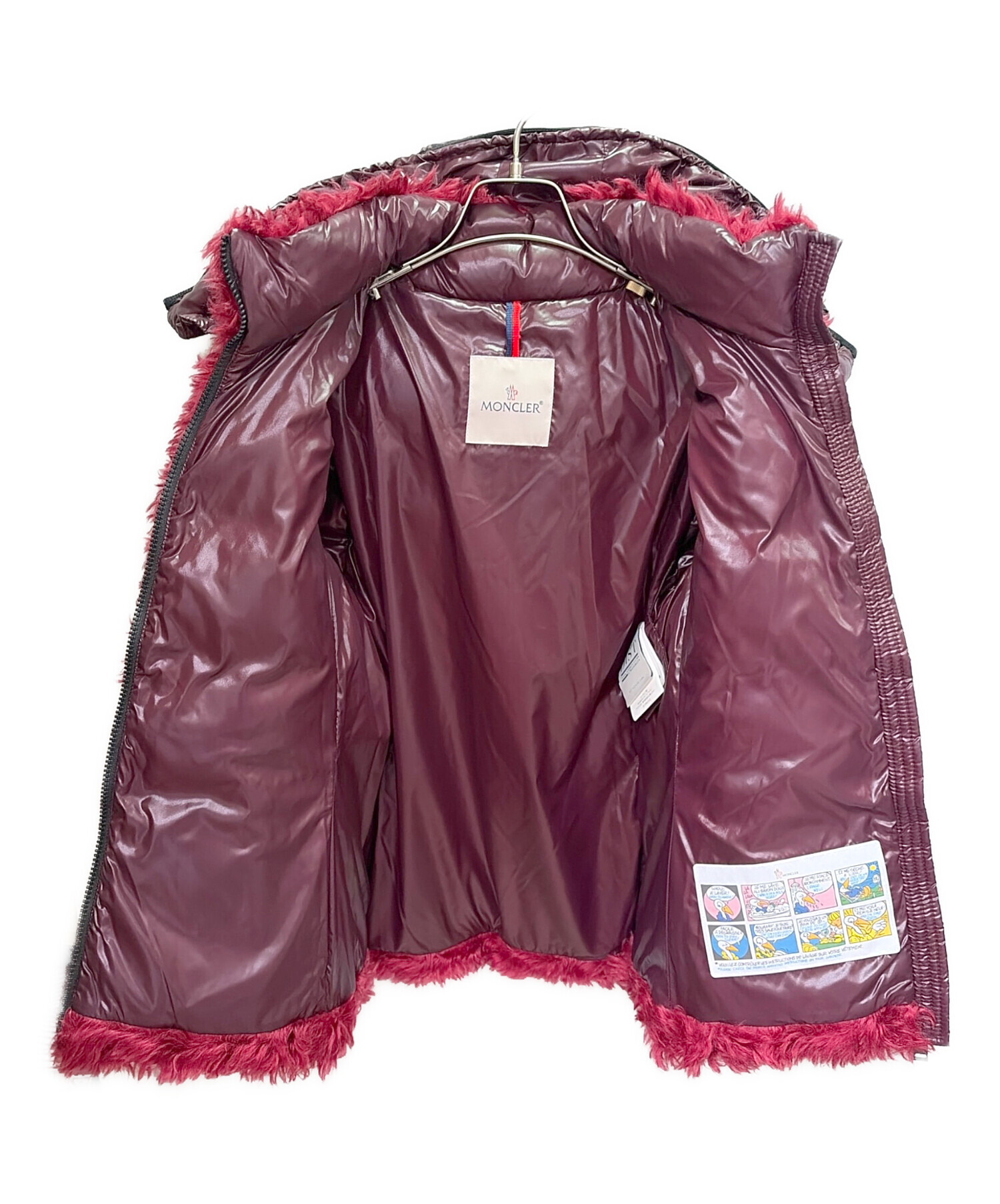中古・古着通販】MONCLER (モンクレール) BADYP/フェイクファー切替 