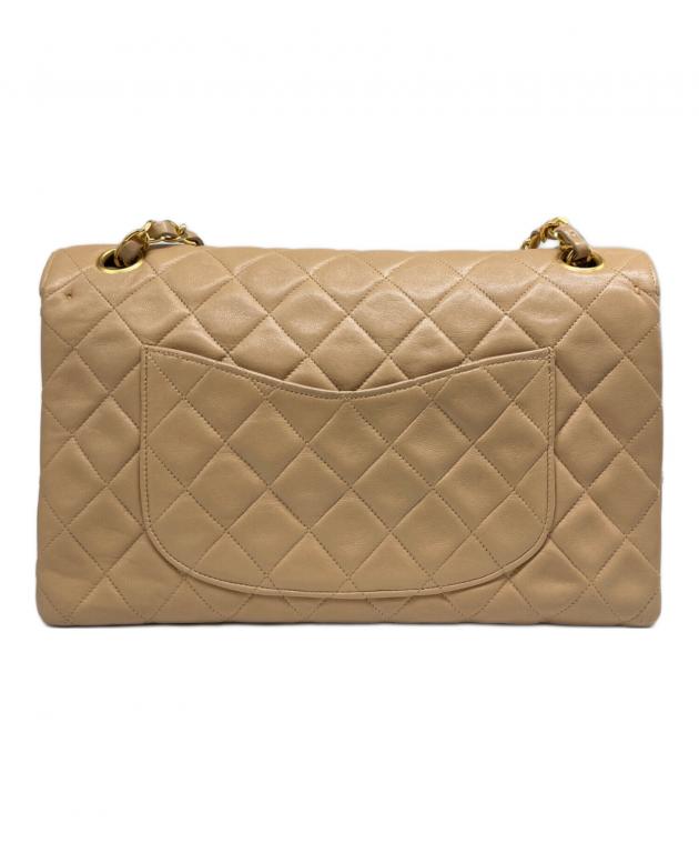 中古・古着通販】CHANEL (シャネル) Wフラップ マトラッセ ラムスキン