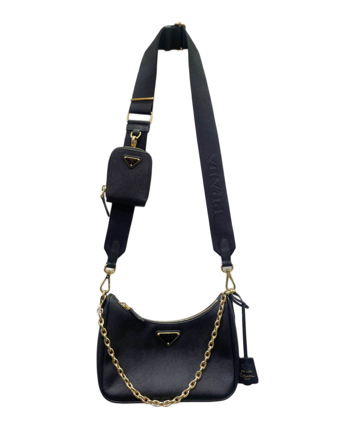 中古・古着通販】PRADA (プラダ) 2WAY ショルダーバッグ 