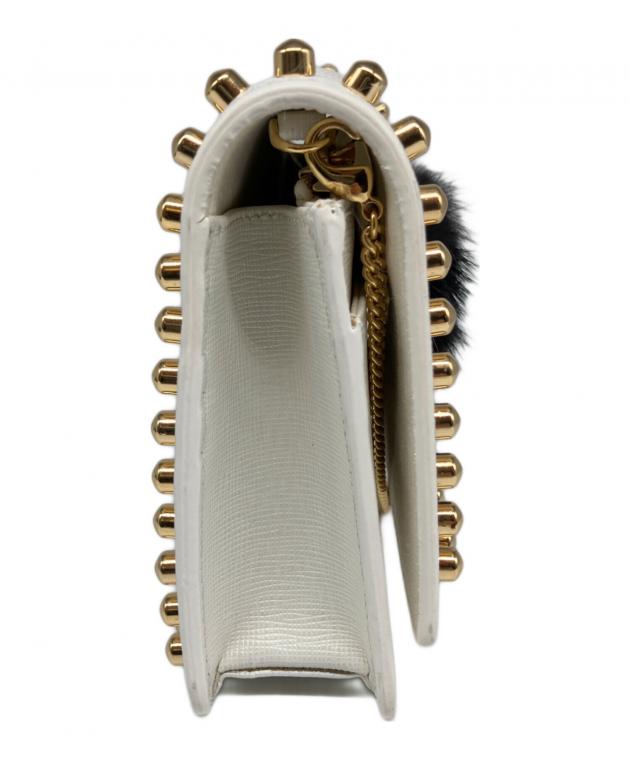 ★フェンディ★チェーンポーチ 中古・古着通販】FENDI (フェンディ) カーリトスタッズチェーン