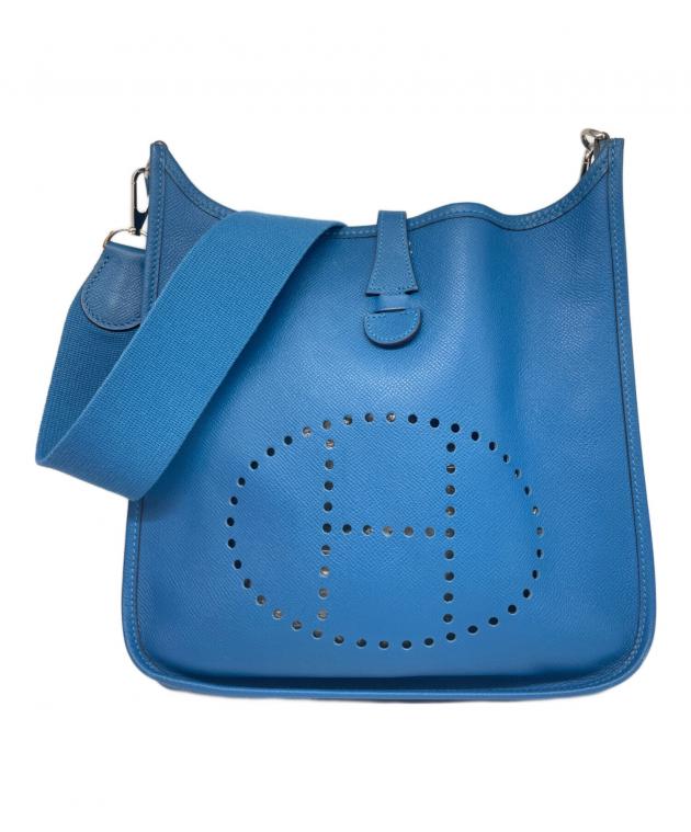 HERMES エルメス ショルダーバッグ  青 【古着】【中古】【送料無料】 中古・古着通販】HERMES (エルメス) ショルダーバッグ｜ブランド・古着