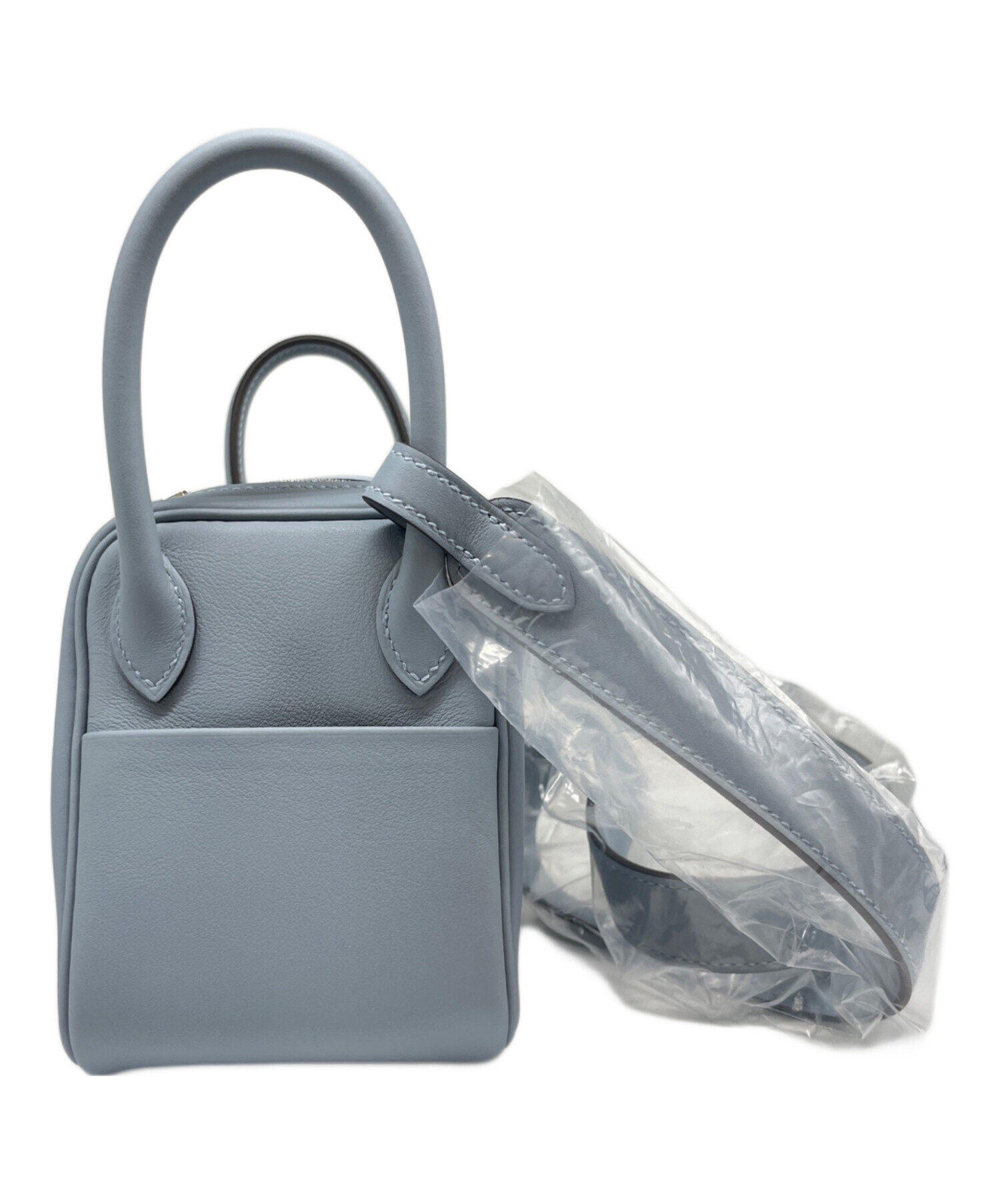 エルメス リンディ30 スイフト グラファイト 中古・古着通販】HERMES (エルメス) リンディ ミニ/シルバー金具
