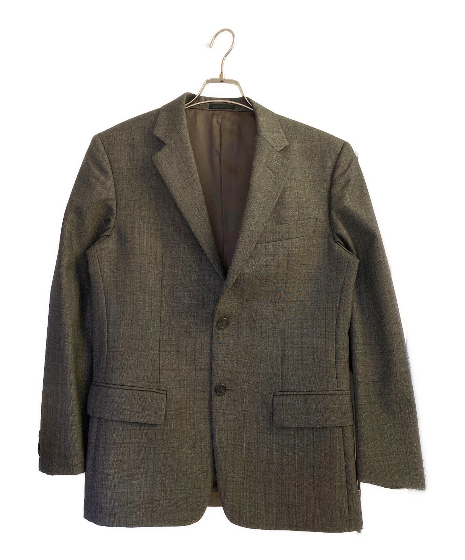 中古・古着通販】PRADA (プラダ) 2B シングル セットアップスーツ