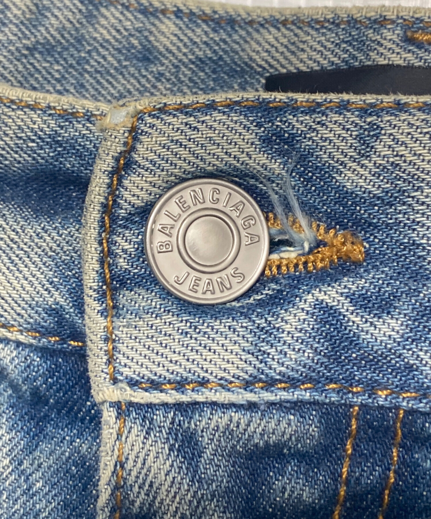 中古・古着通販】BALENCIAGA (バレンシアガ) Pull-up wide baggy denim