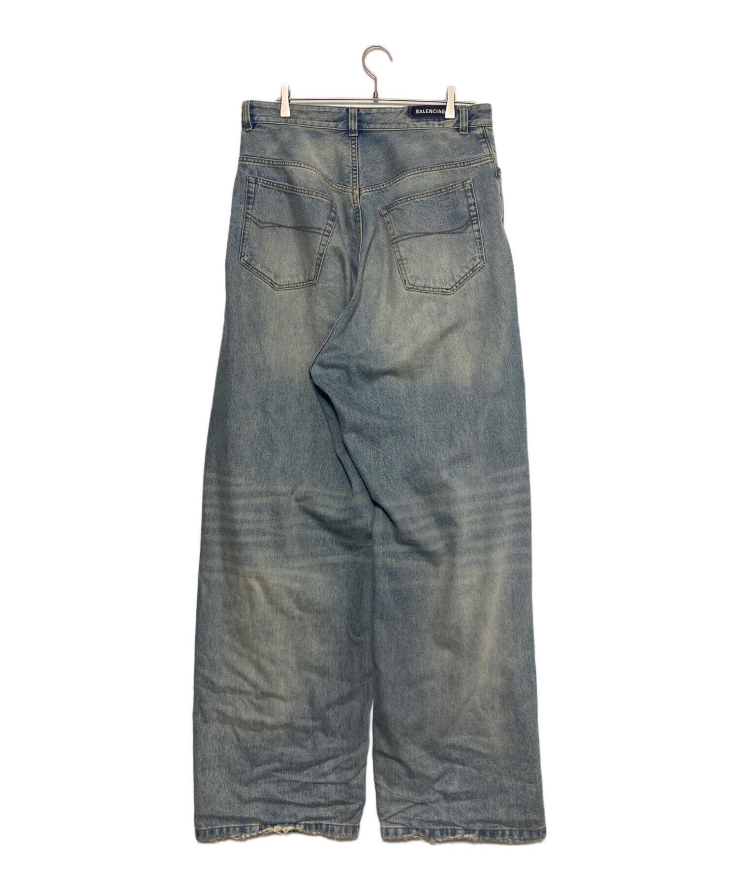 中古・古着通販】BALENCIAGA (バレンシアガ) Pull-up wide baggy denim