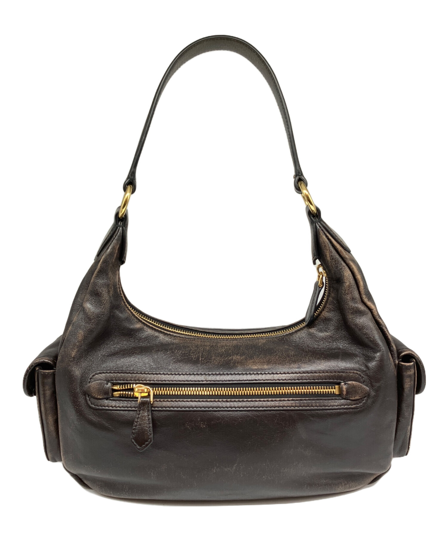 中古・古着通販】MIU MIU (ミュウミュウ) ポケット ナッパレザー