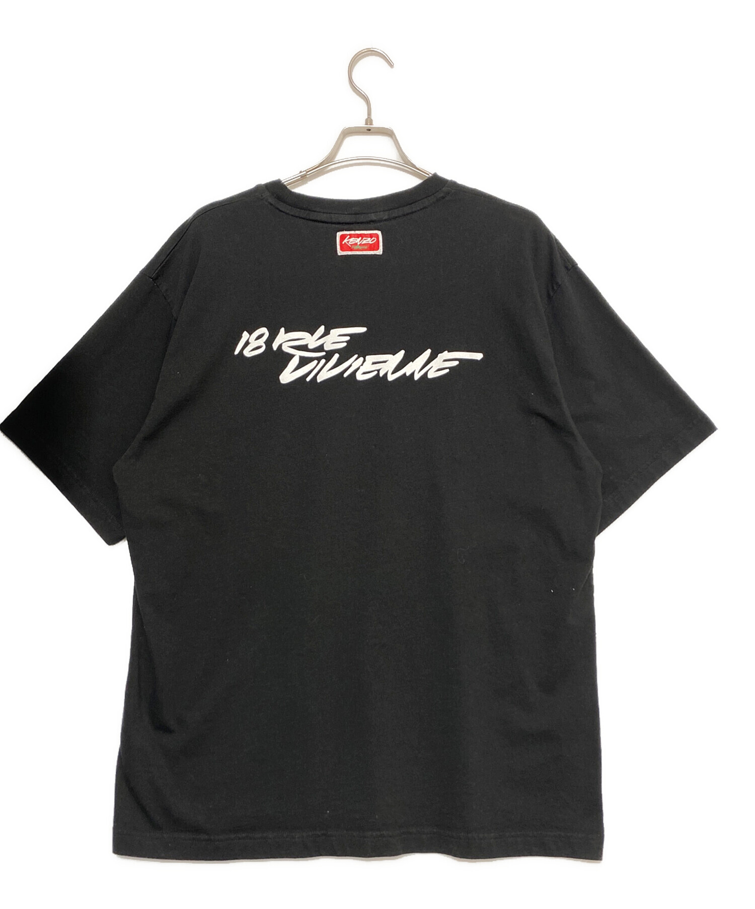 中古・古着通販】KENZO (ケンゾー) フラワープリントTシャツ ブラック