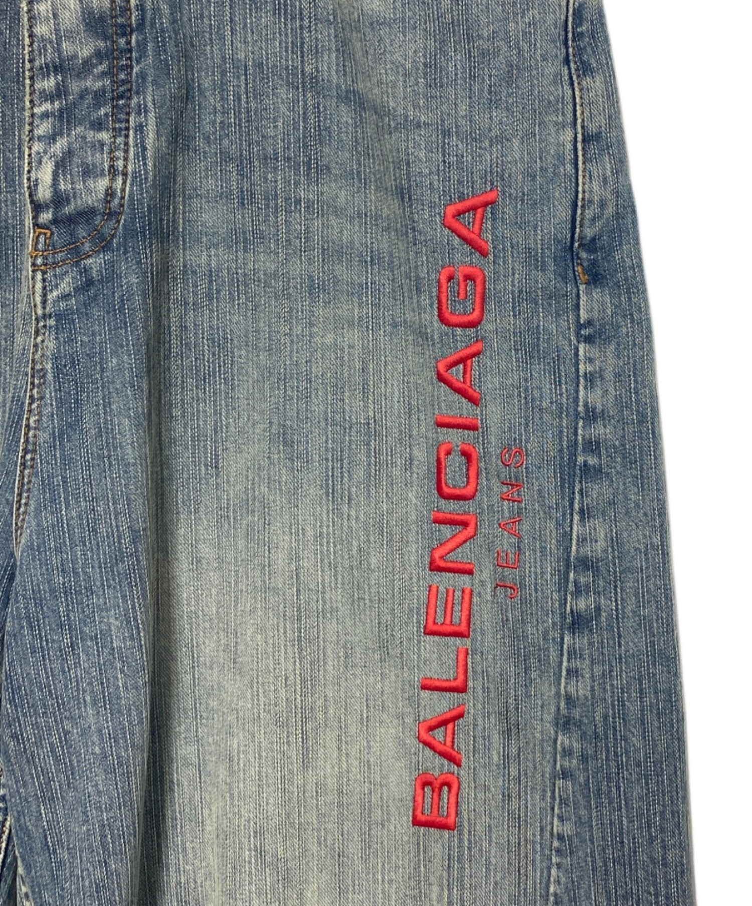 中古・古着通販】BALENCIAGA (バレンシアガ) Baggy jeans スカイブルー