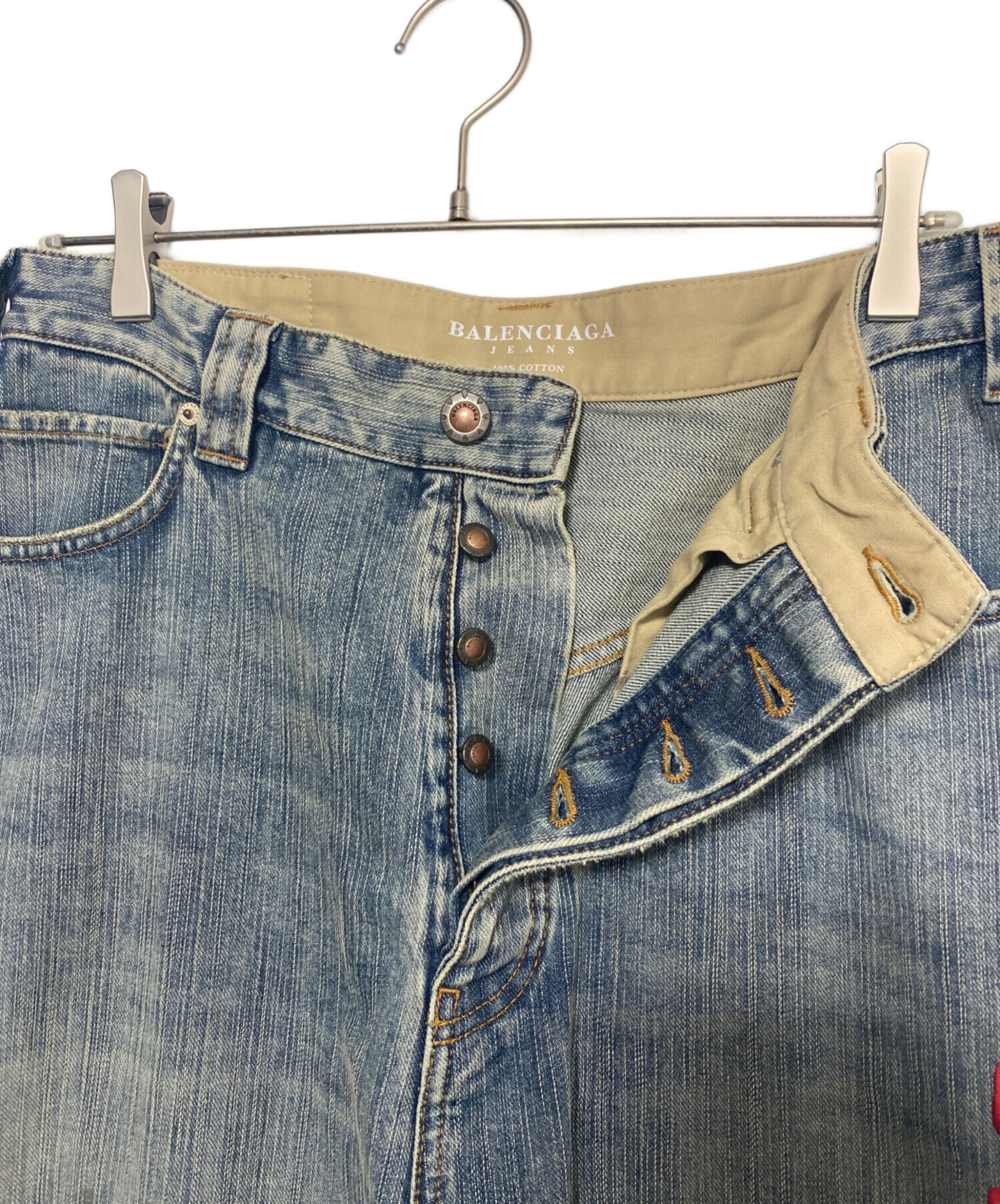 中古・古着通販】BALENCIAGA (バレンシアガ) Baggy jeans スカイブルー