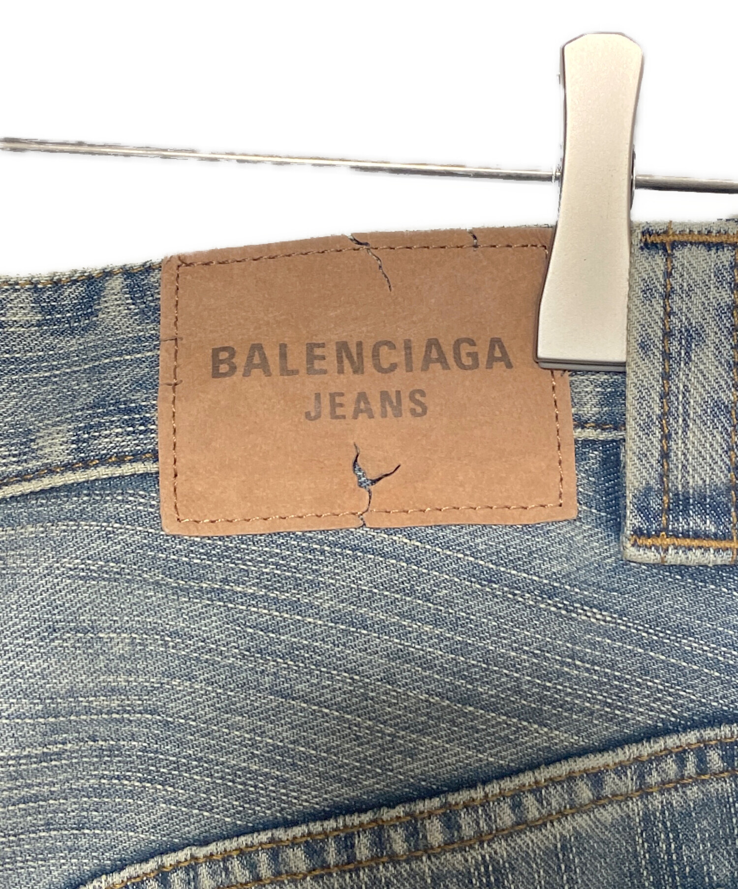中古・古着通販】BALENCIAGA (バレンシアガ) Baggy jeans スカイブルー
