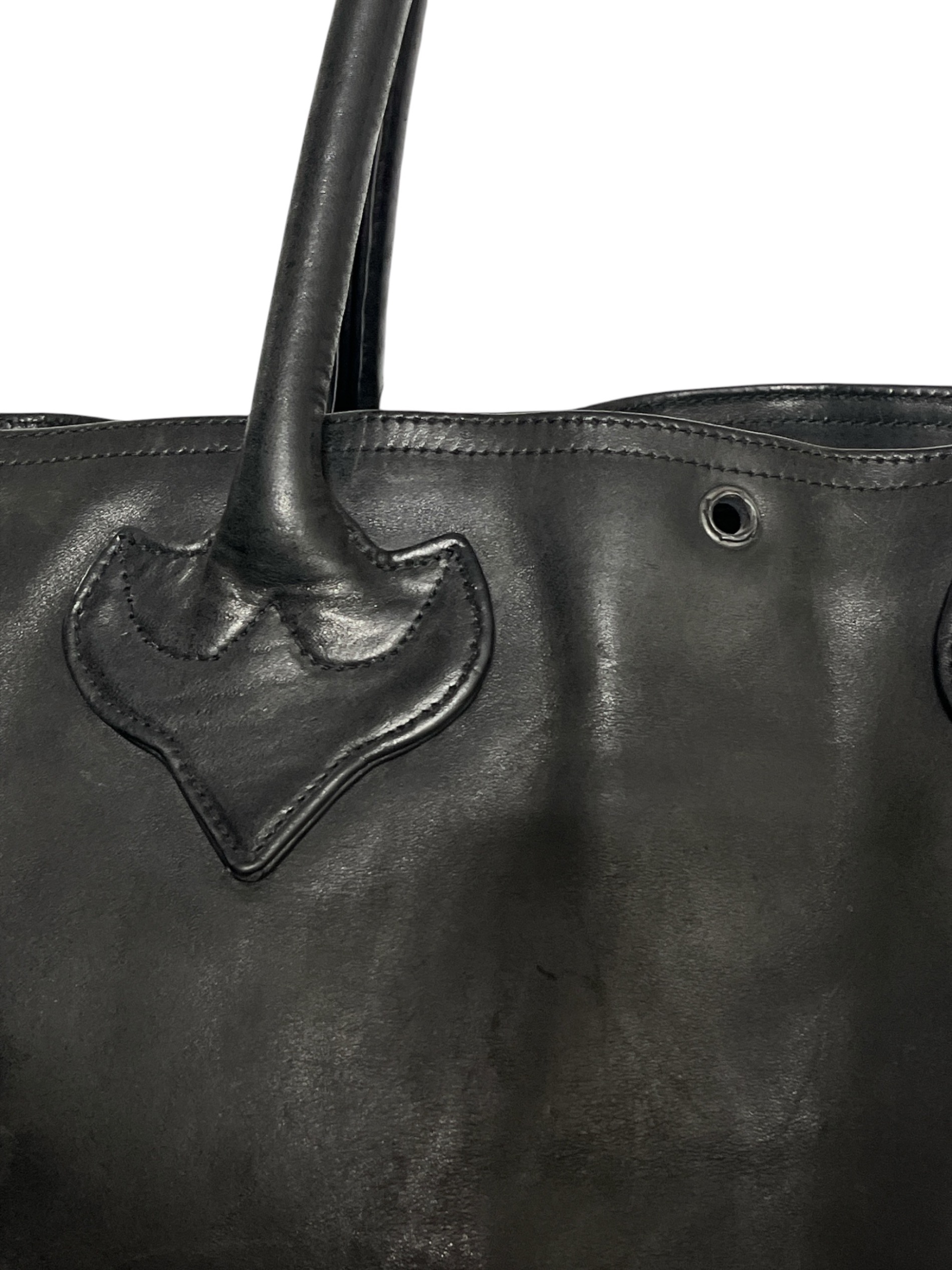 中古・古着通販】CHROME HEARTS (クロムハーツ) LEATHER TOTE BAG