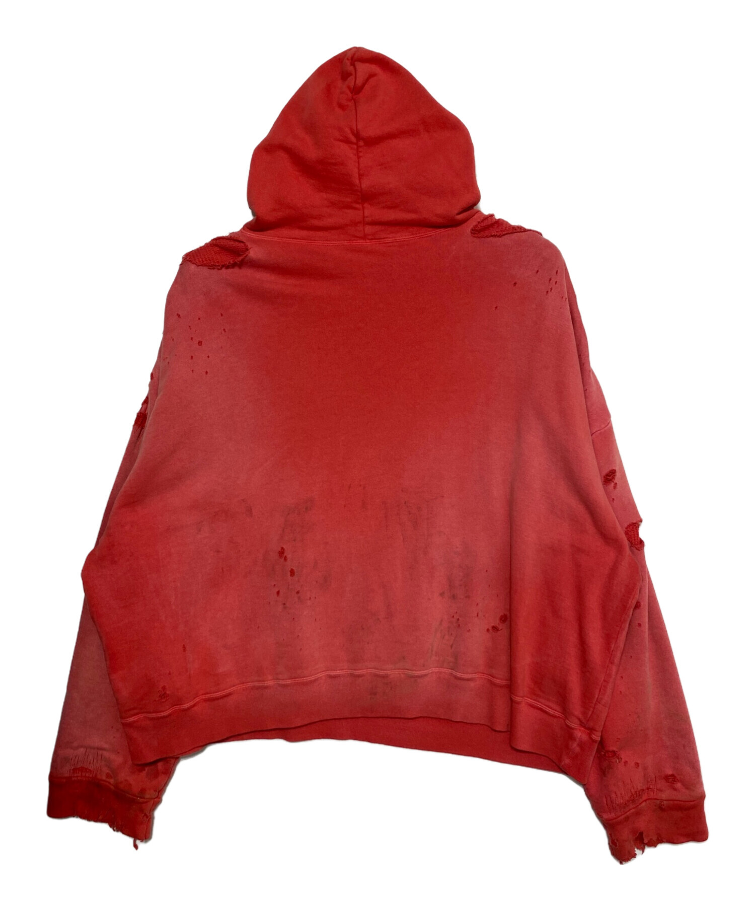 中古・古着通販】READYMADE (レディメイド) DOUBLE FACE HOODIE レッド 