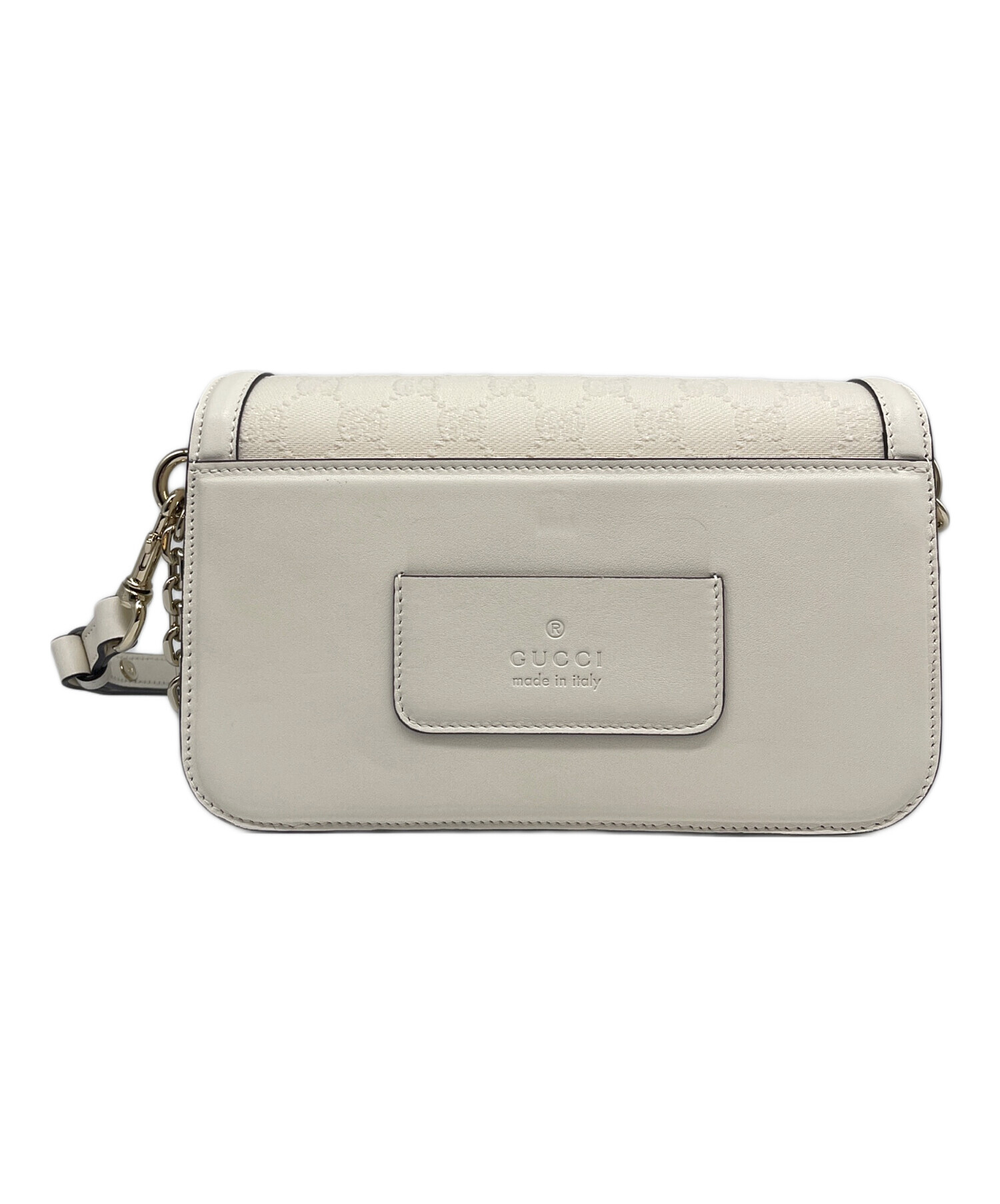 中古・古着通販】GUCCI (グッチ) GGマーモント Go スモール アイボリー