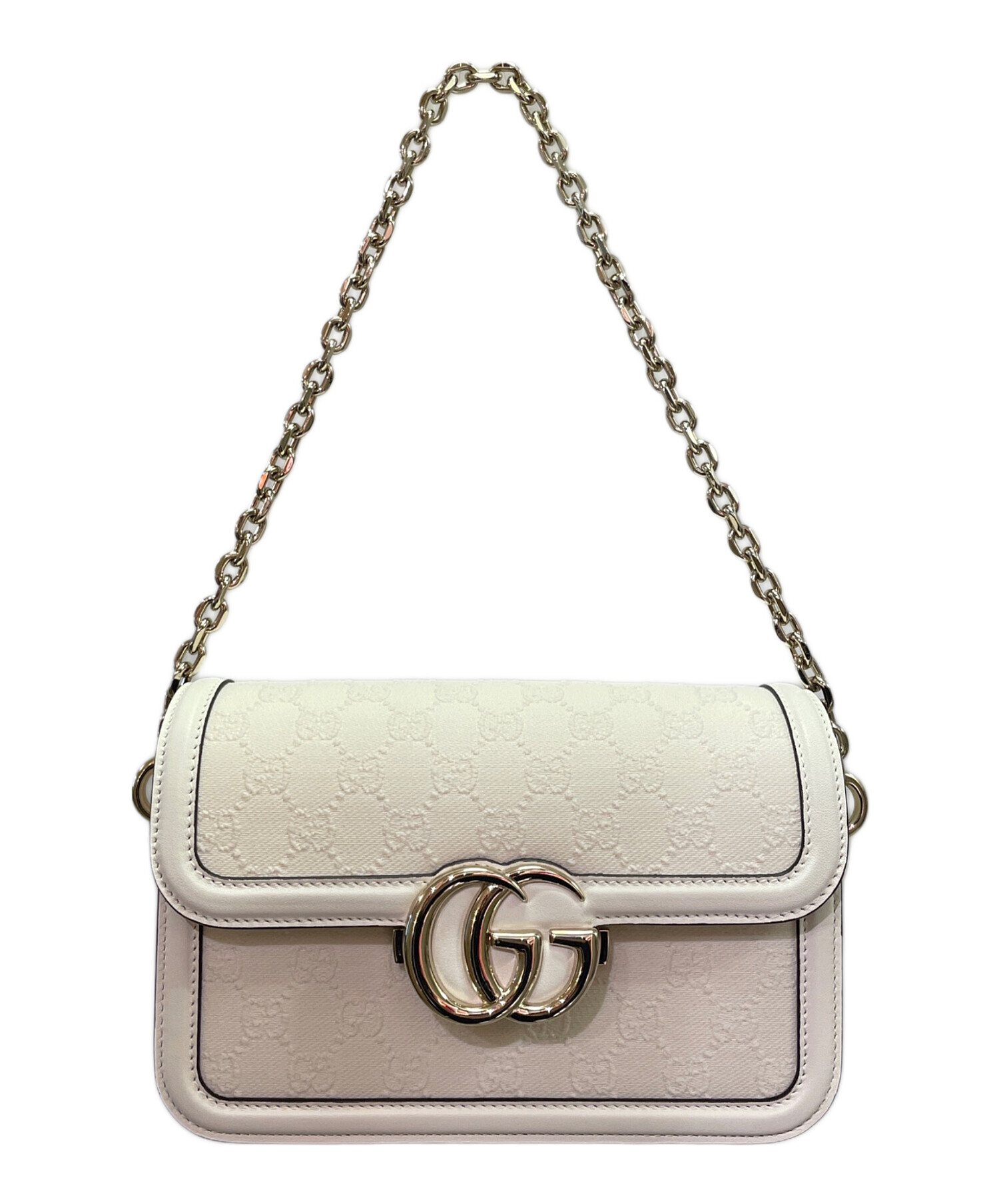 専用です 新品GUCCI GGロゴ イヤーマフ オフホワイト 中古・古着通販】GUCCI (グッチ) GGマーモント Go スモール アイボリー