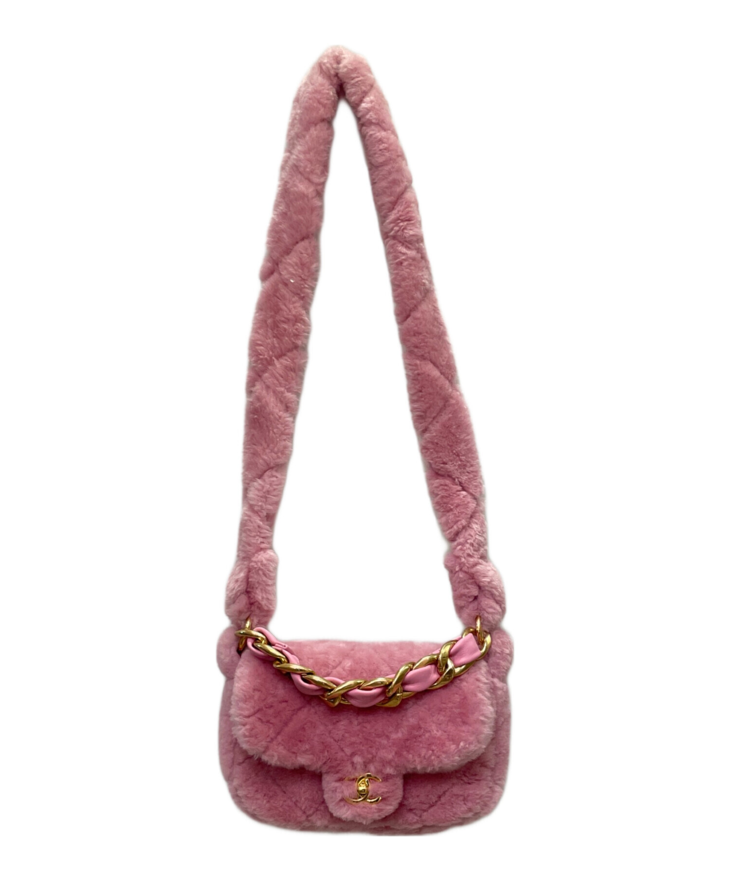 中古・古着通販】CHANEL (シャネル) Flap Bag Shearling Lambskin