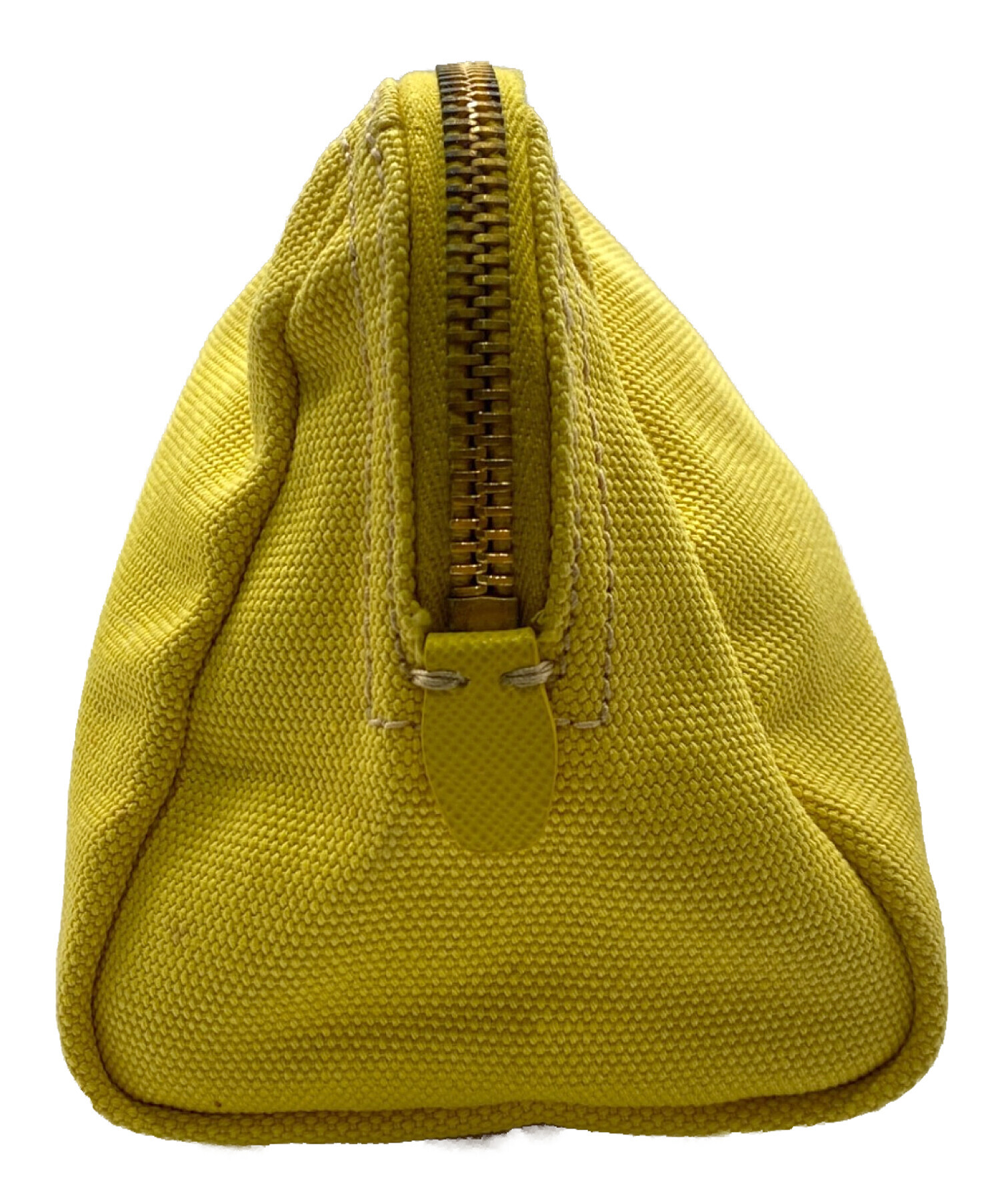 中古・古着通販】PRADA (プラダ) トライアングルロゴキャンバスポーチ