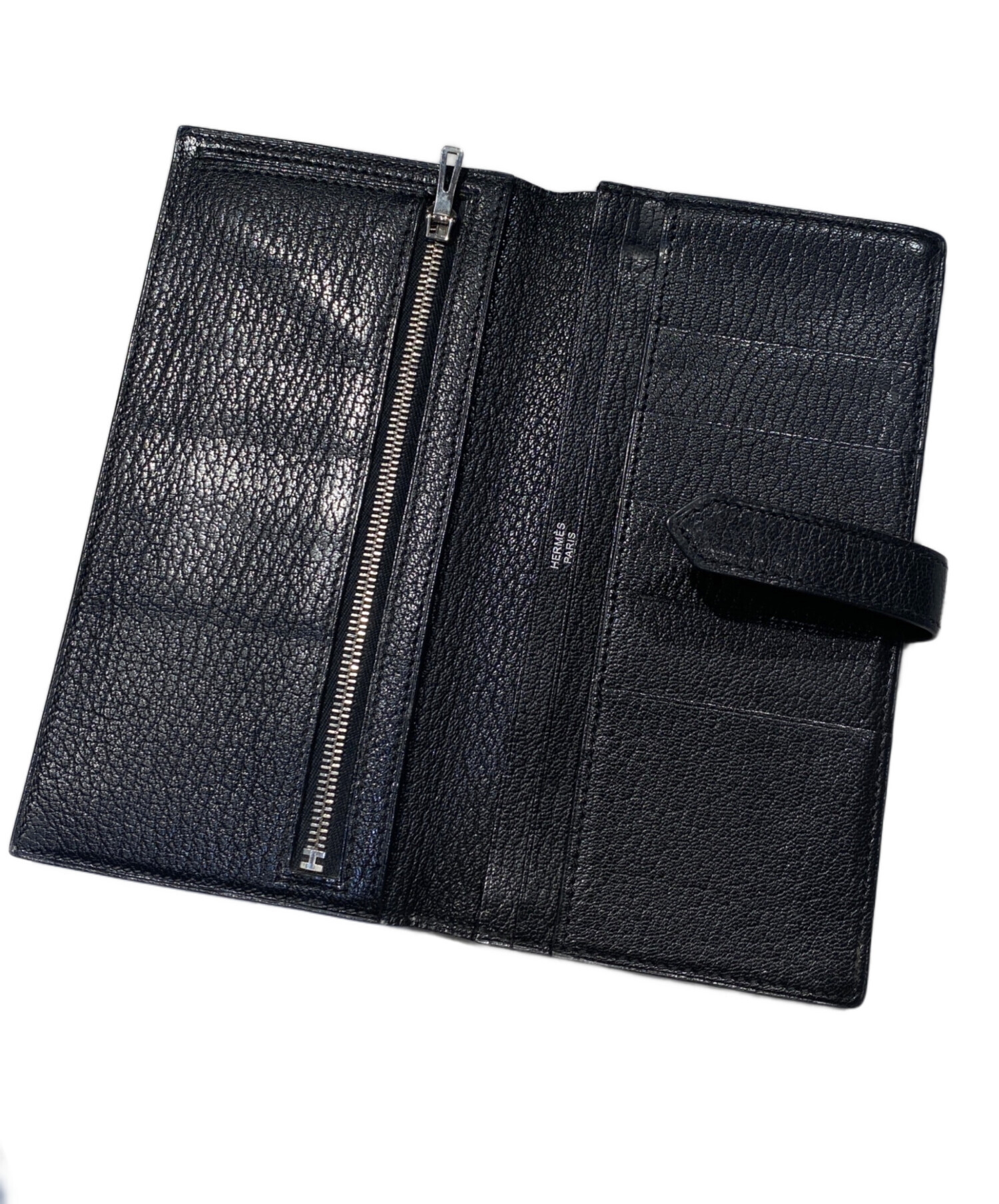 HERMES エルメス 財布・ケース - 黒 【古着】【中古】 中古・古着通販】HERMES (エルメス) 長財布 ブラック｜ブランド・古着