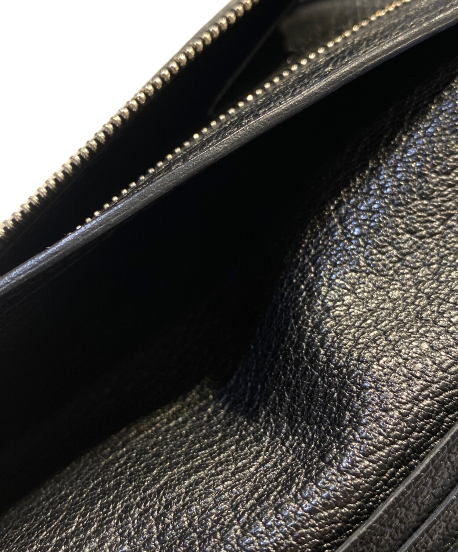 エルメス　黒 レザー 長財布 中古・古着通販】HERMES (エルメス) 長財布 ブラック｜ブランド・古着