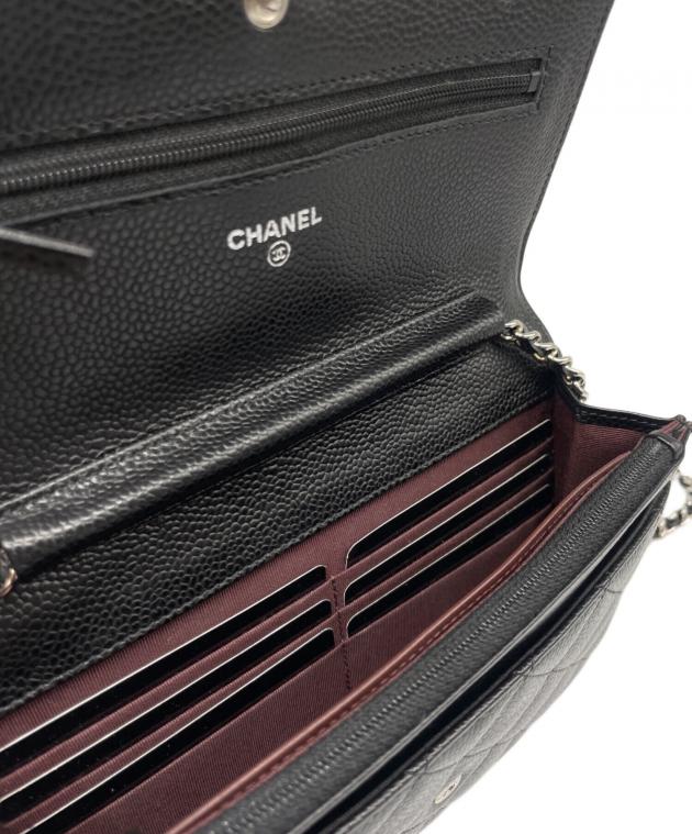 傷あり破格　CHANEL シャネル【中古品】チェーンウォレット マトラッセ 中古・古着通販】CHANEL (シャネル) マトラッセ チェーンウォレット