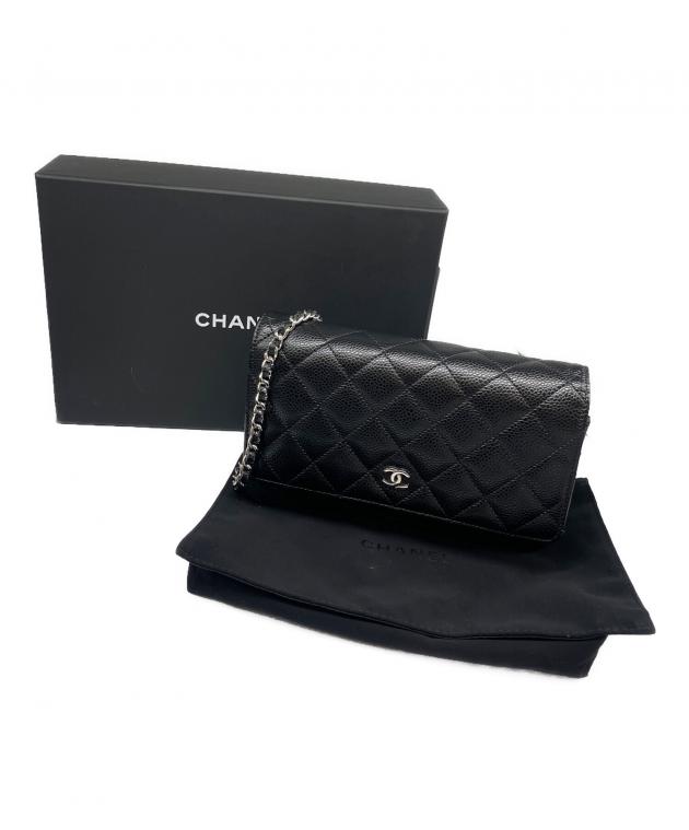 じ*ん様 CHANEL シャネル【中古品】チェーンウォレット マトラッセ 中古・古着通販】CHANEL (シャネル) マトラッセ チェーンウォレット